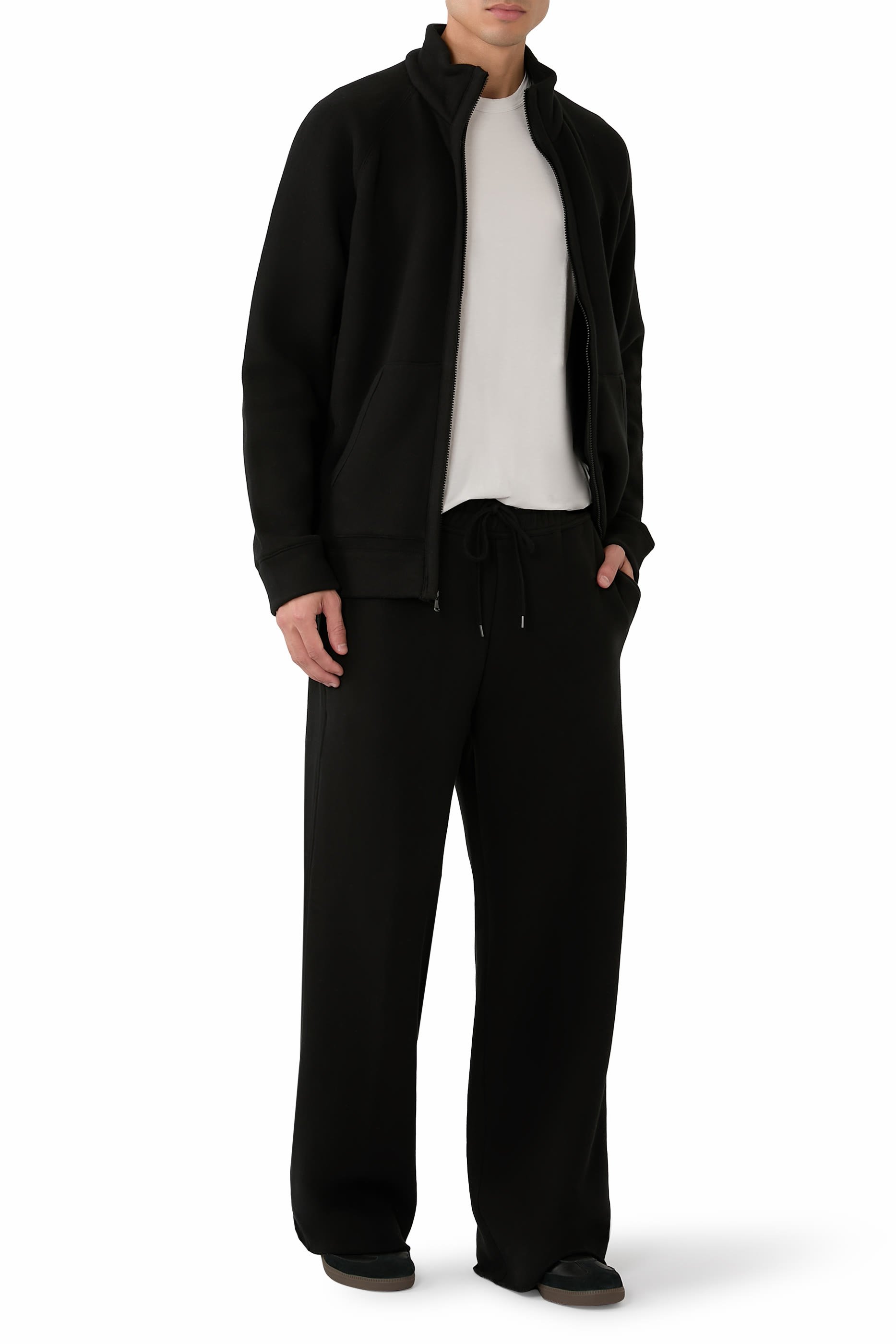 بنطال رياضي كوزي بقصة ساق مستقيمة