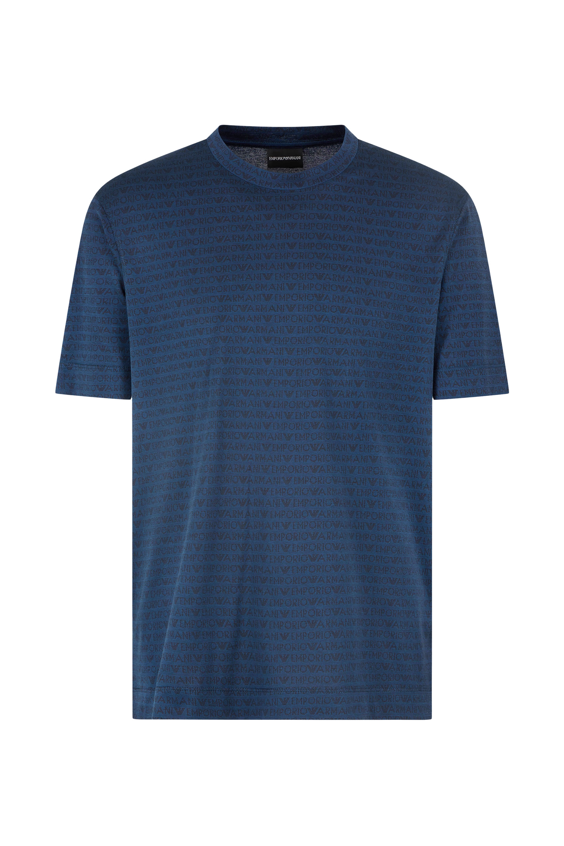 تيشيرت بنقشة شعار الماركة بحجم صغير