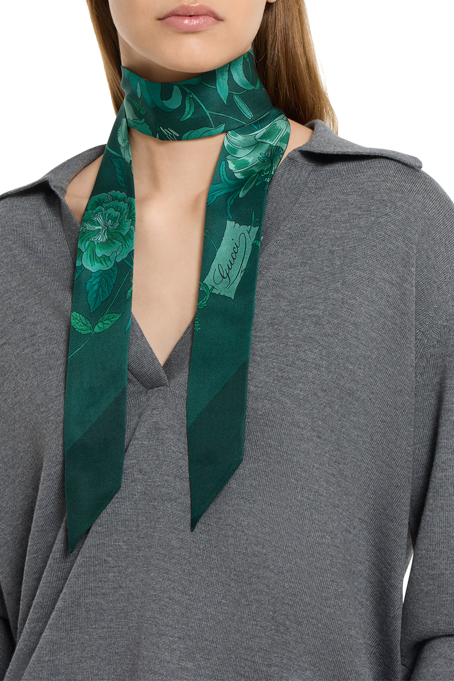 شريط حرير بنقشة