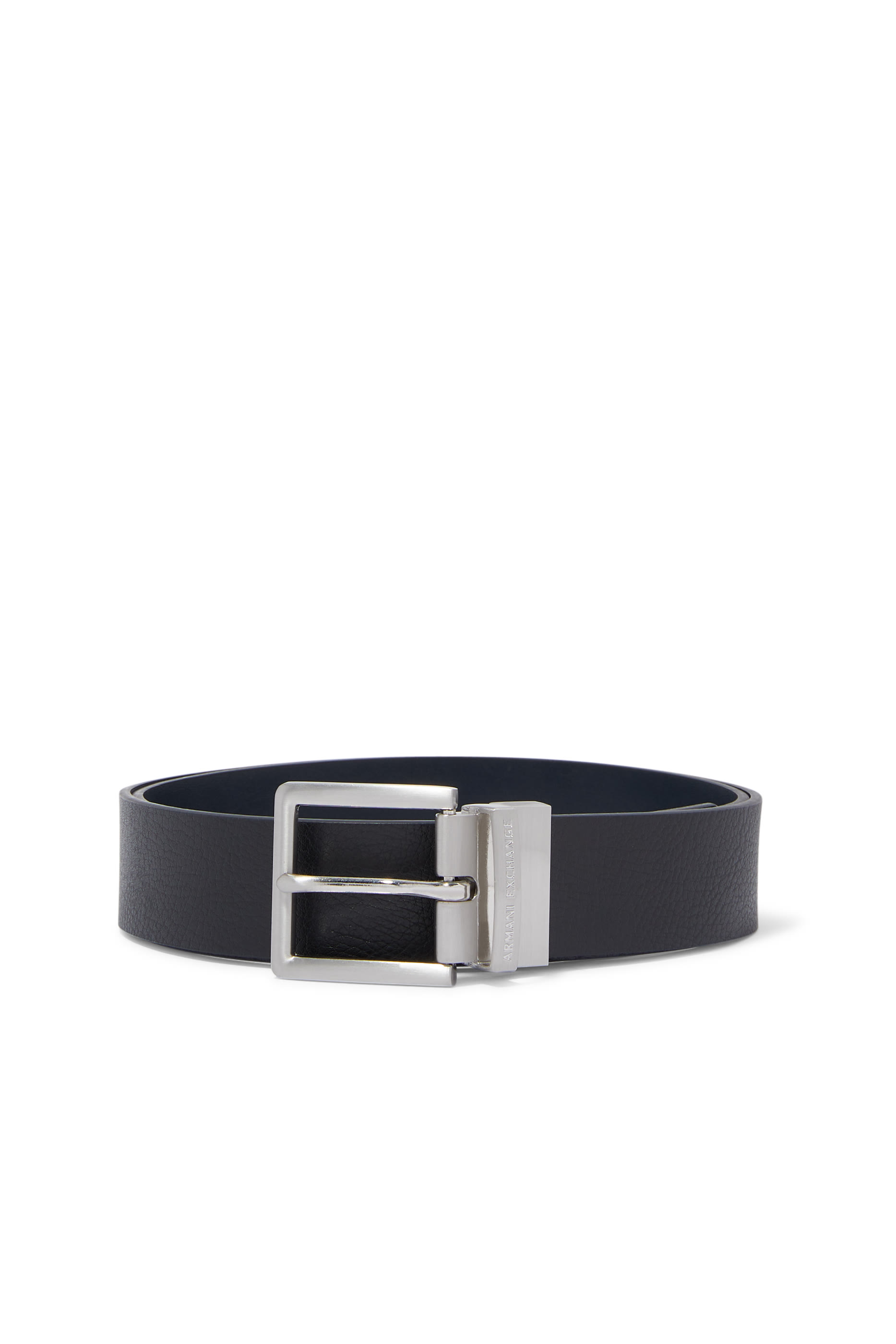 حزام جلد بتصميم بوجهين