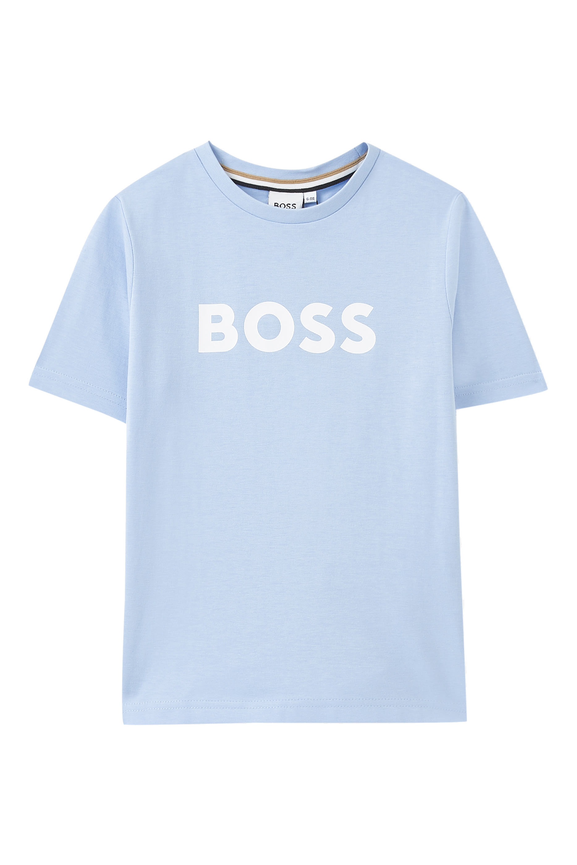 تيشيرت بشعار الماركة للأطفال