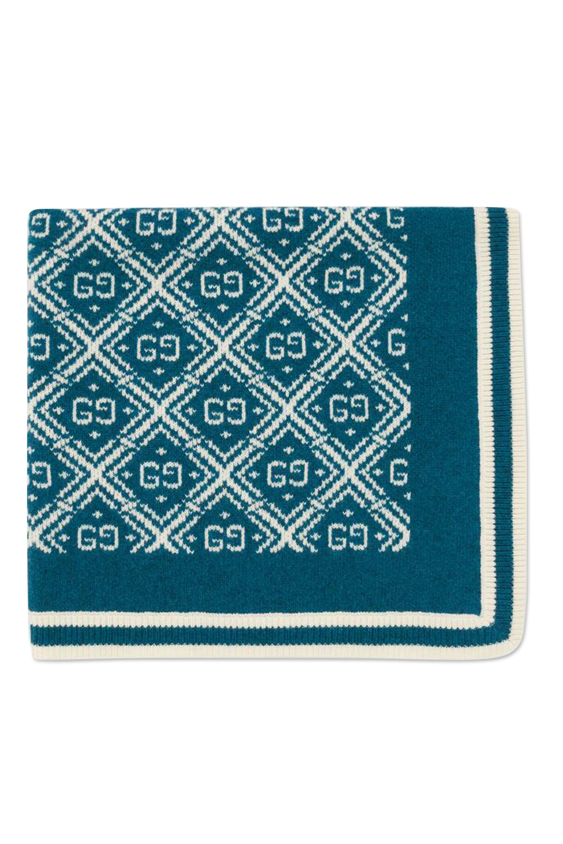 بطانية صوف بنقشة حرفي GG