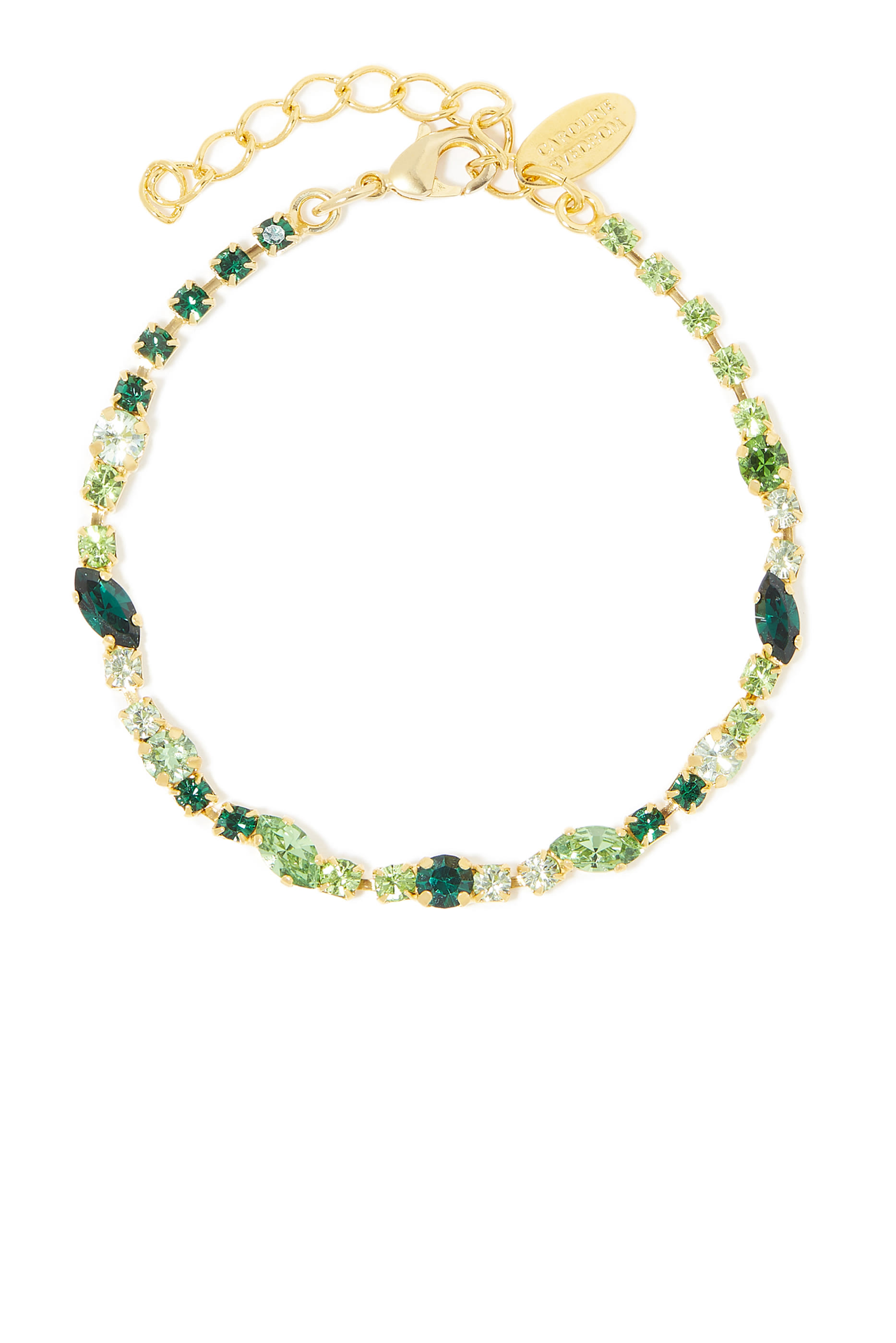 سوار أنطونيا نحاس مطلي بذهب عيار 18