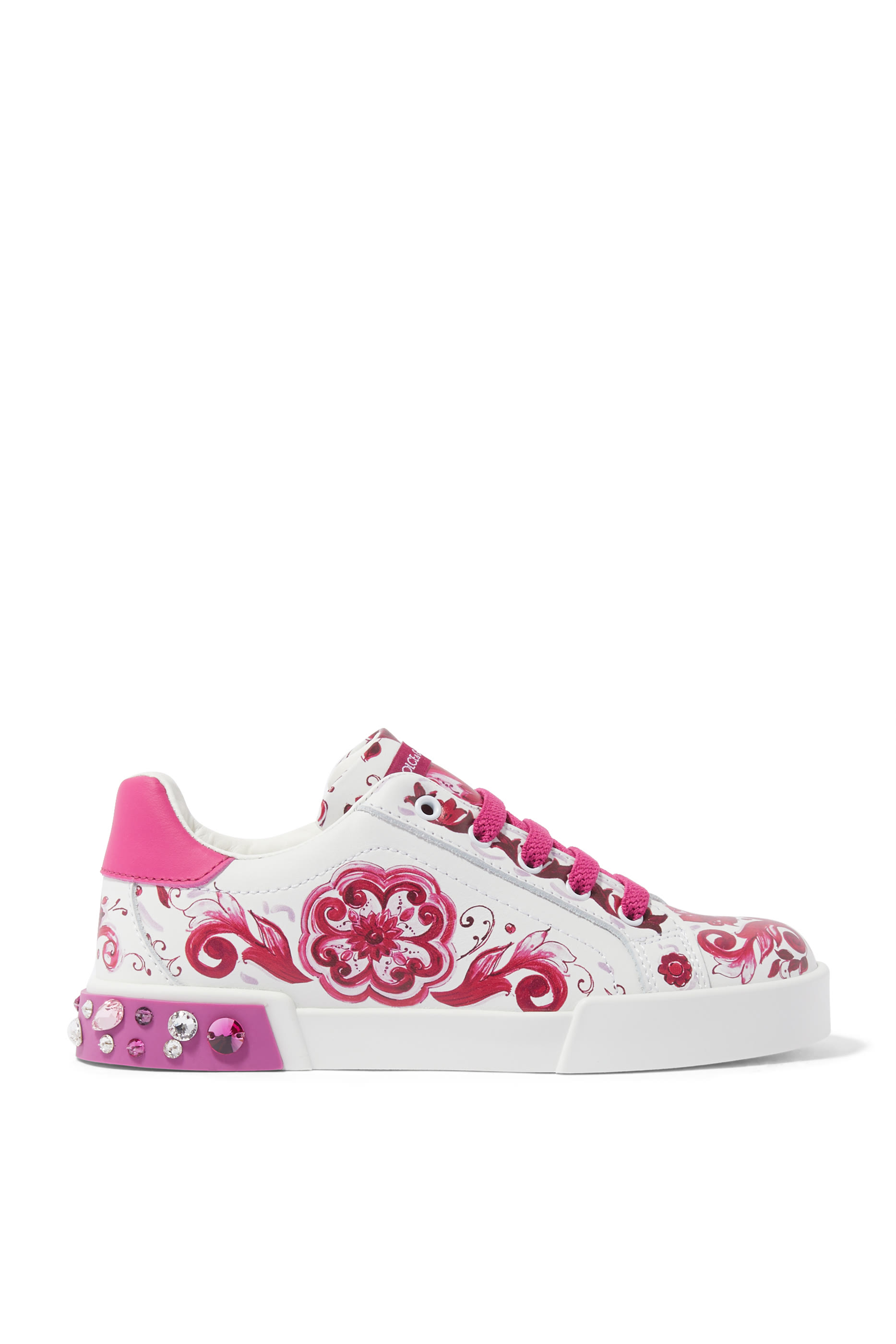 سنيكرز بورتوفينو جلد عجل بطبعات للأطفال