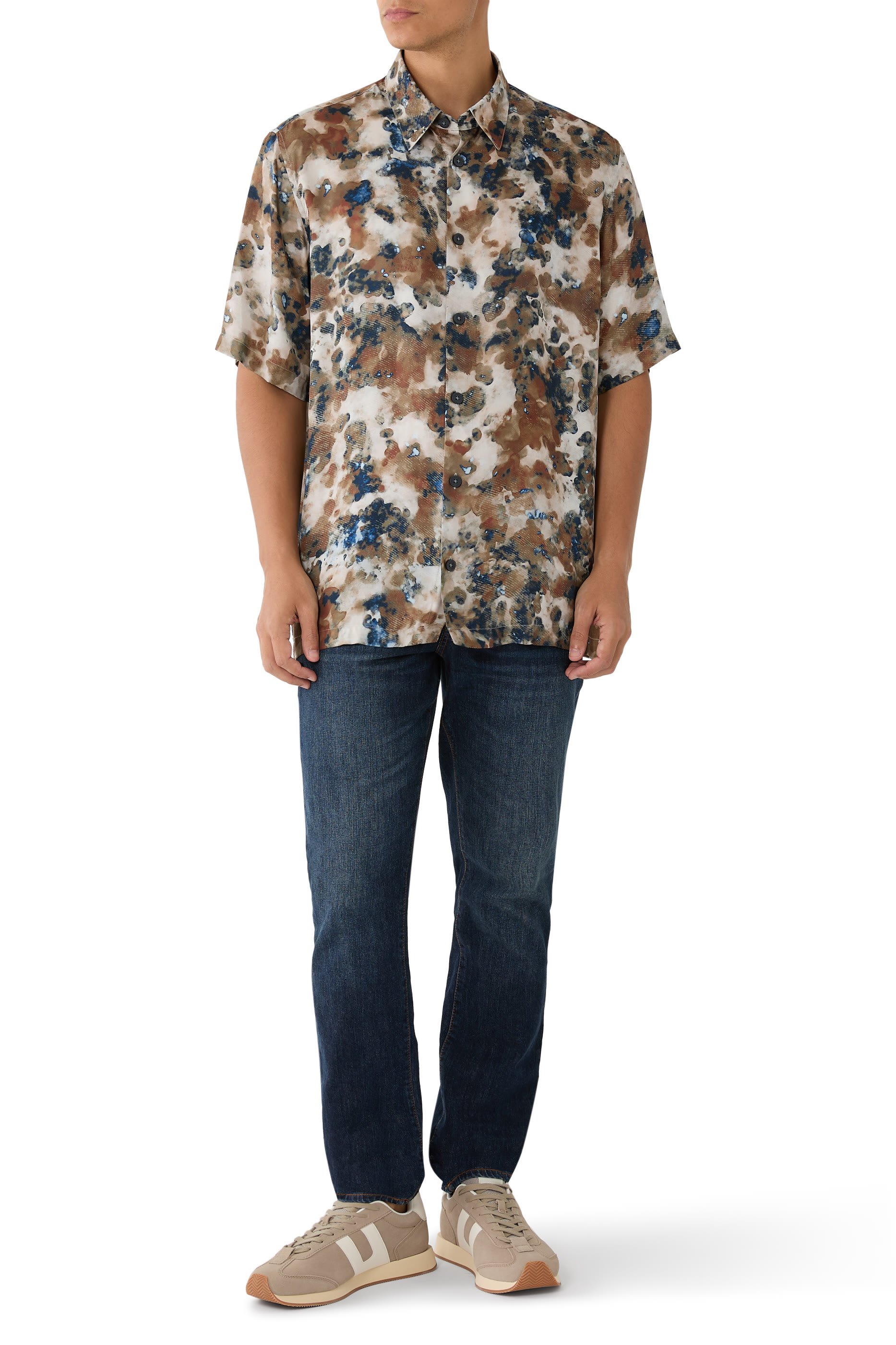 قميص تويل وفيسكوز