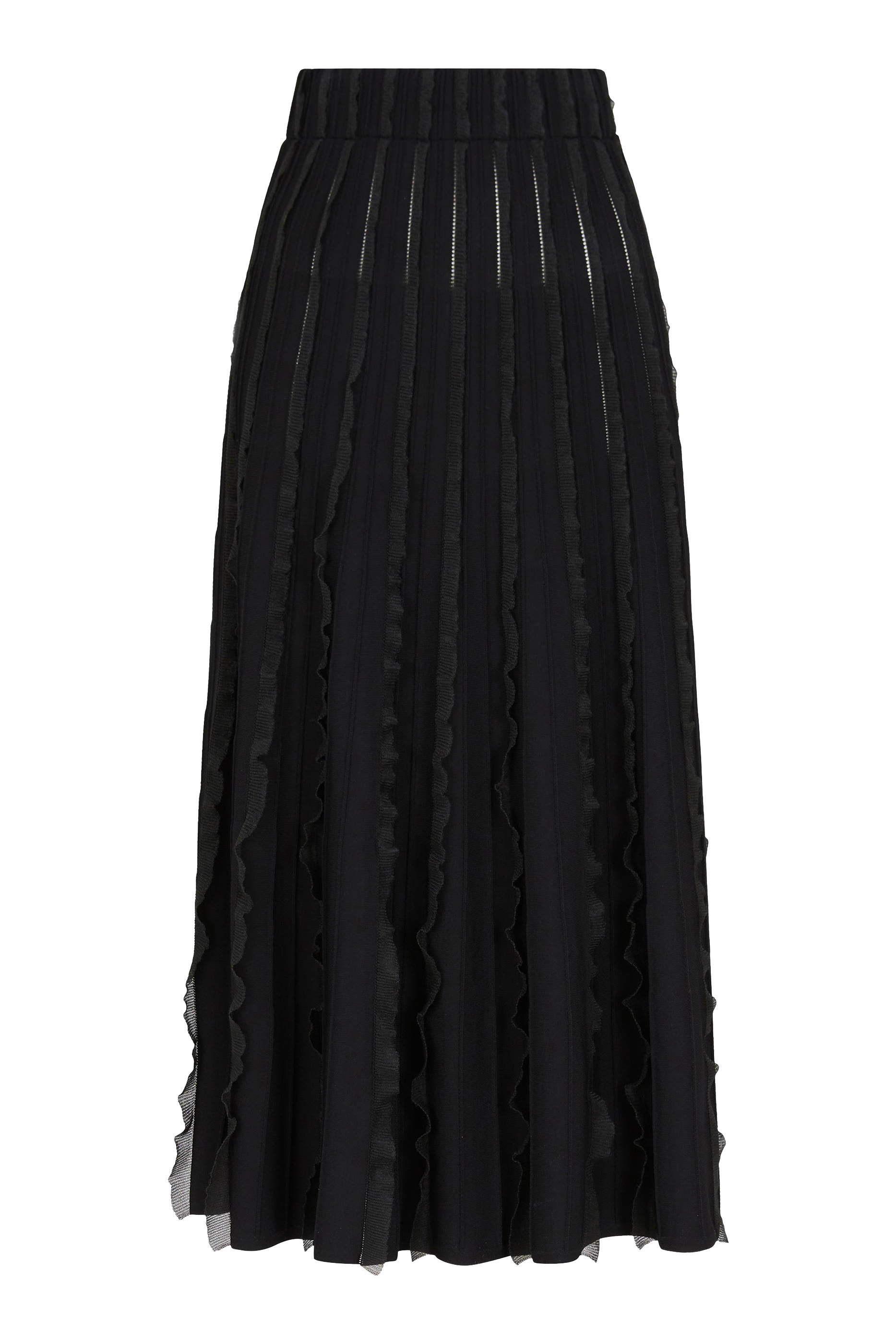 تنورة طويلة بكشكش