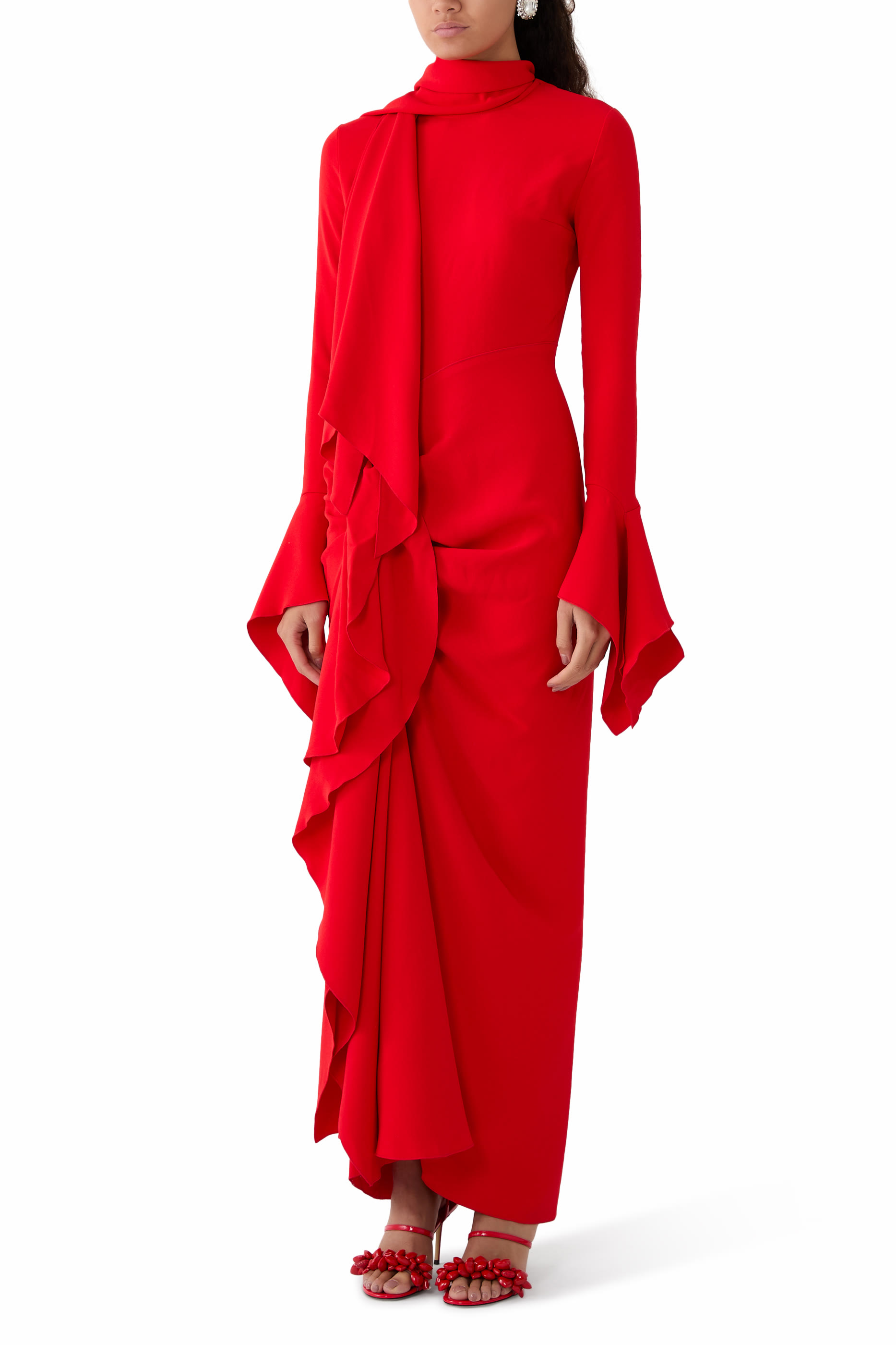 فستان نيلا طويل