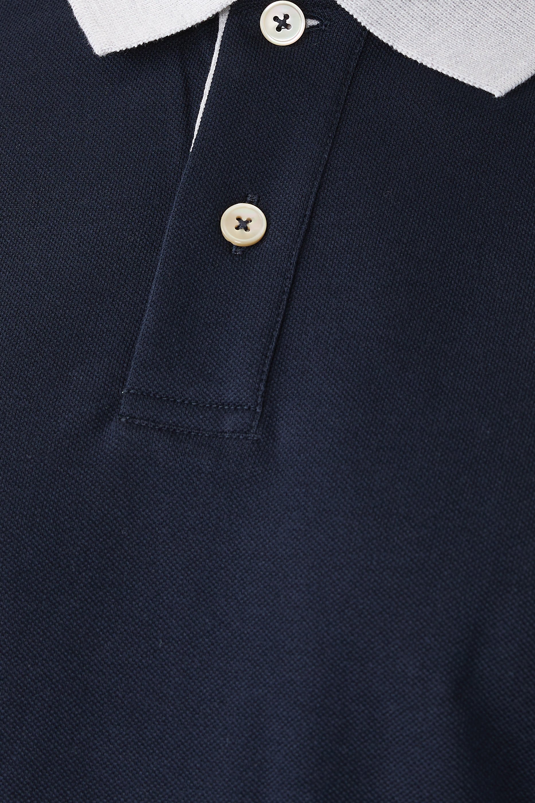 قميص بولو كتان منسوج