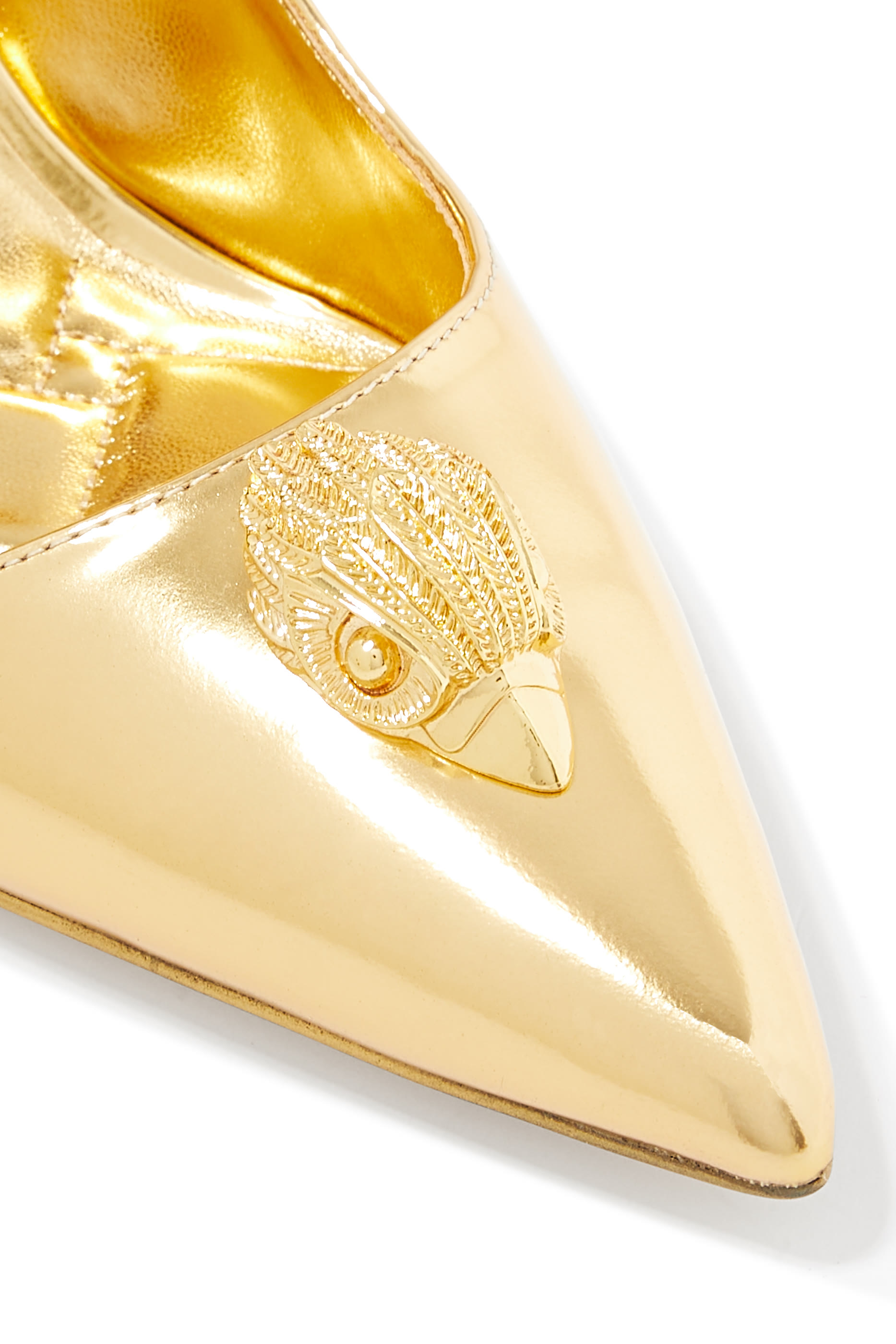 حذاء كلاسيكي بلجرافيا كورت 85 بحلية شعار الماركة