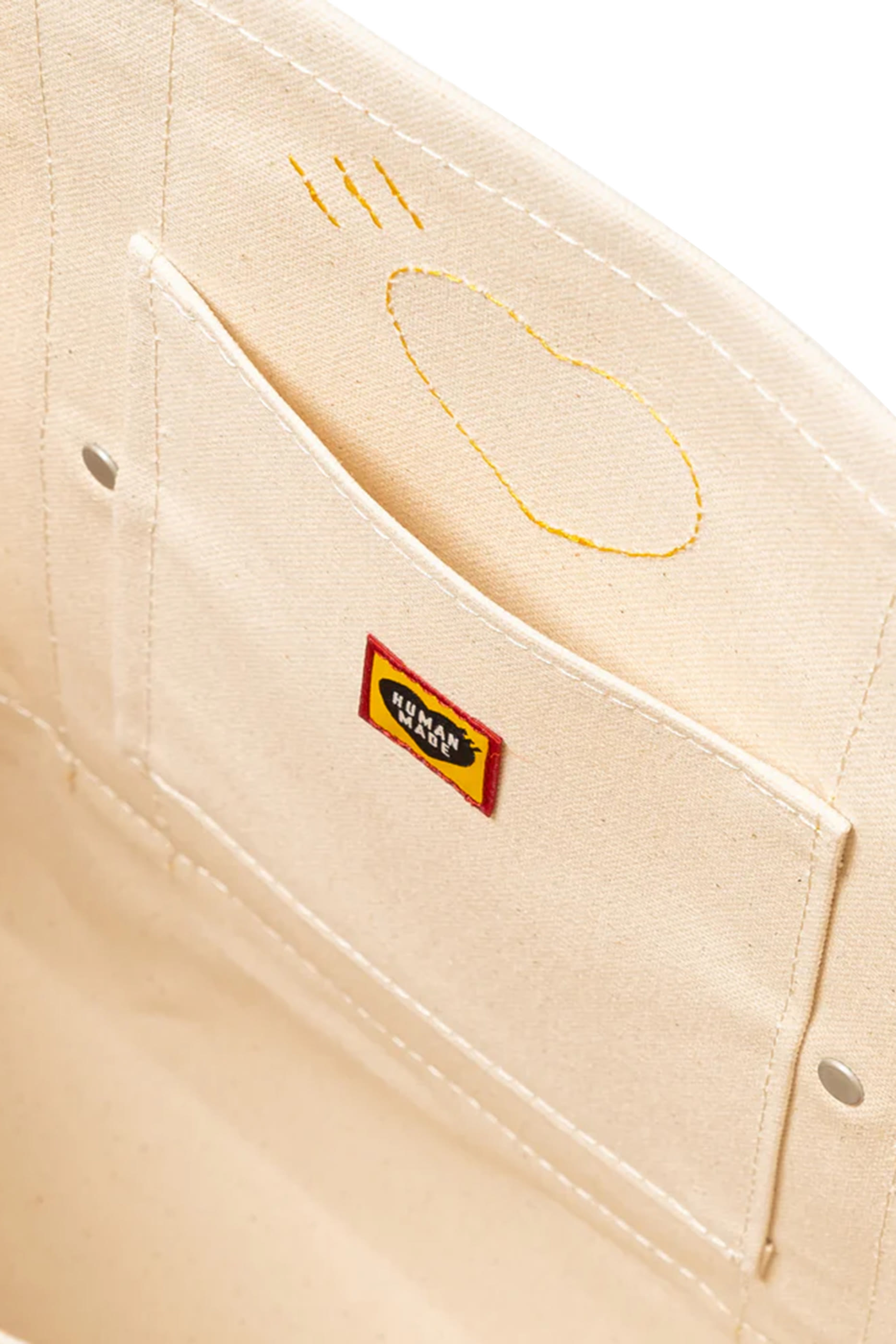 حقيبة يد قماش قنب كبيرة