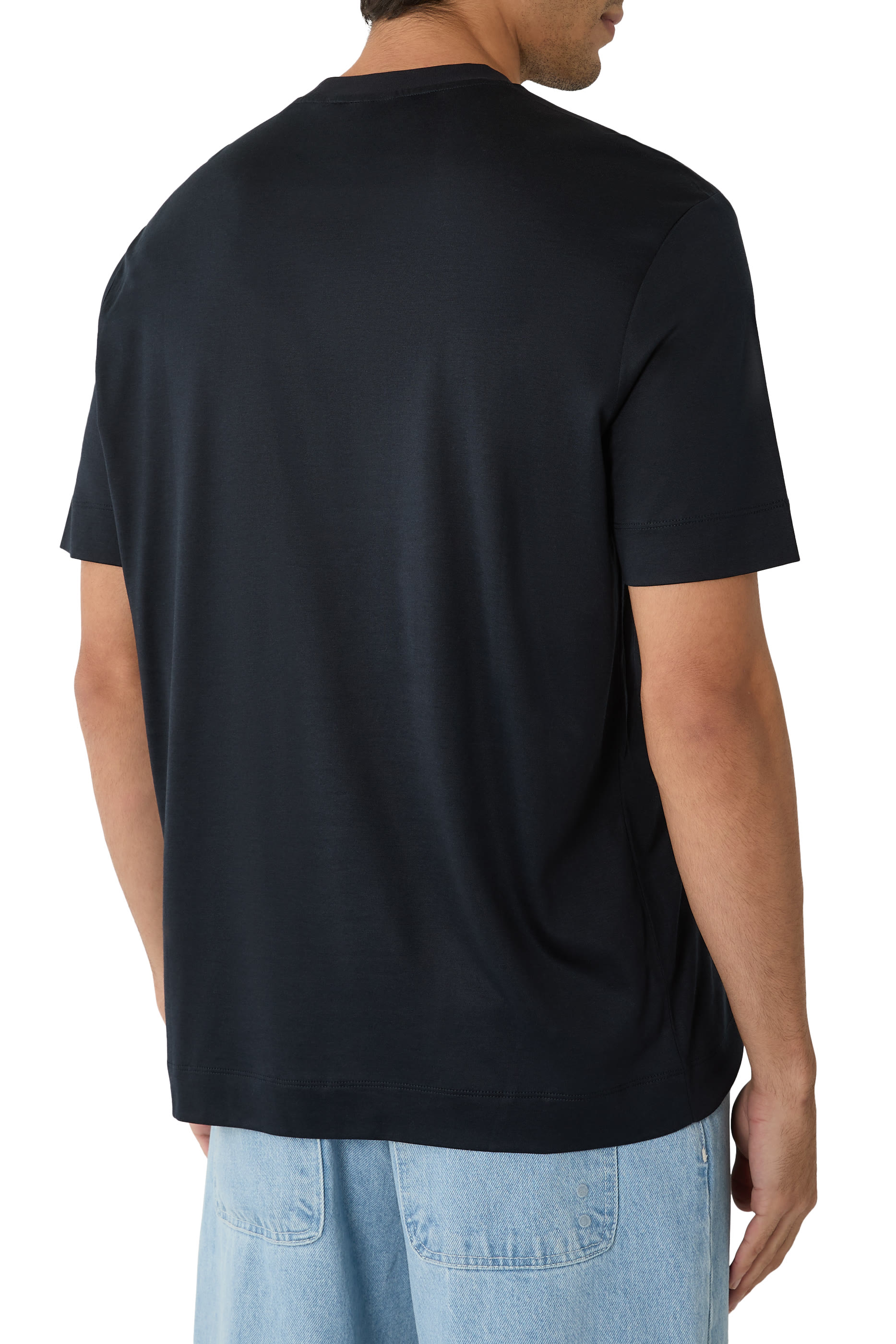 تيشيرت ايه اس في مزيج لايوسيل وجيرسيه