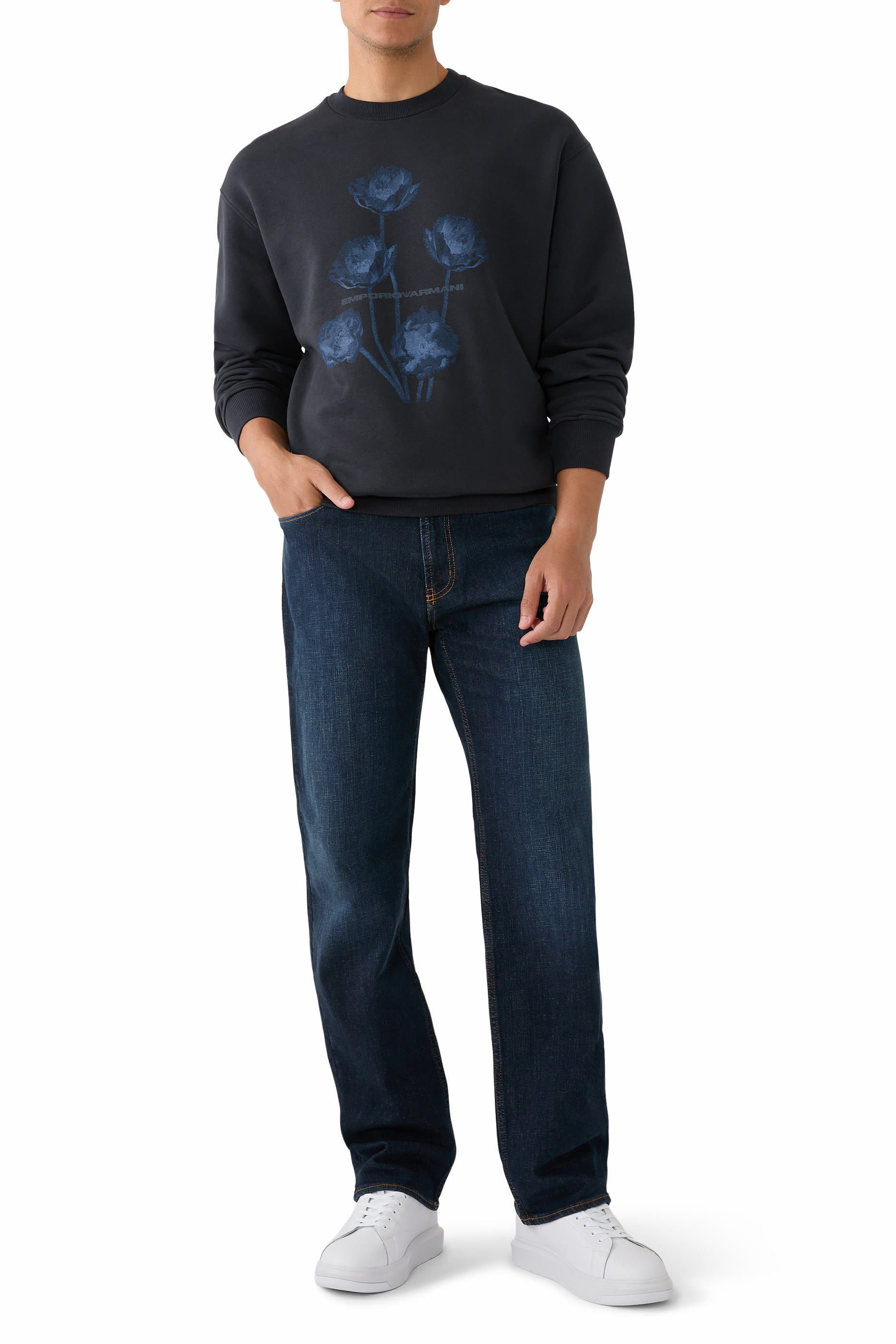 سويت شيرت بنقشة رمز السلام