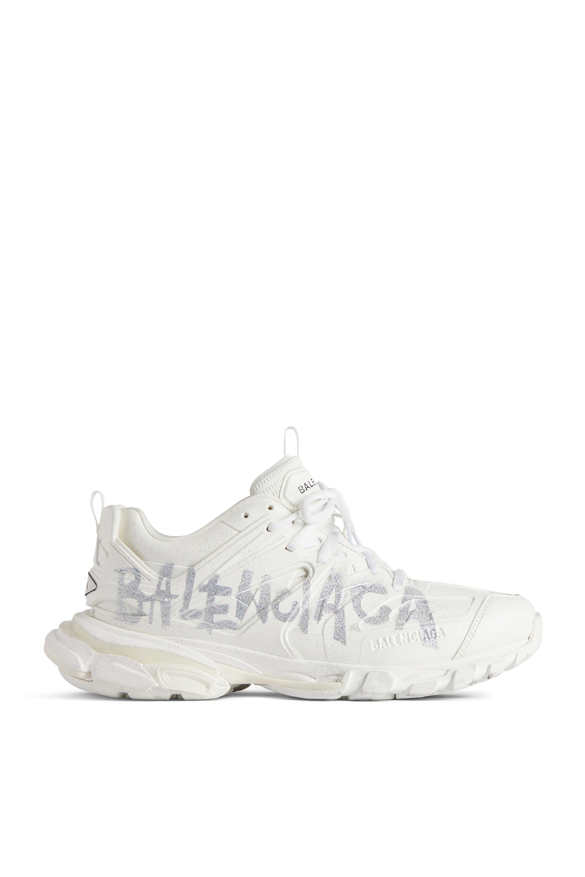 سنيكرز تراك بنقشة بشعار الماركة بتصميم طلاء أظافر للنساء