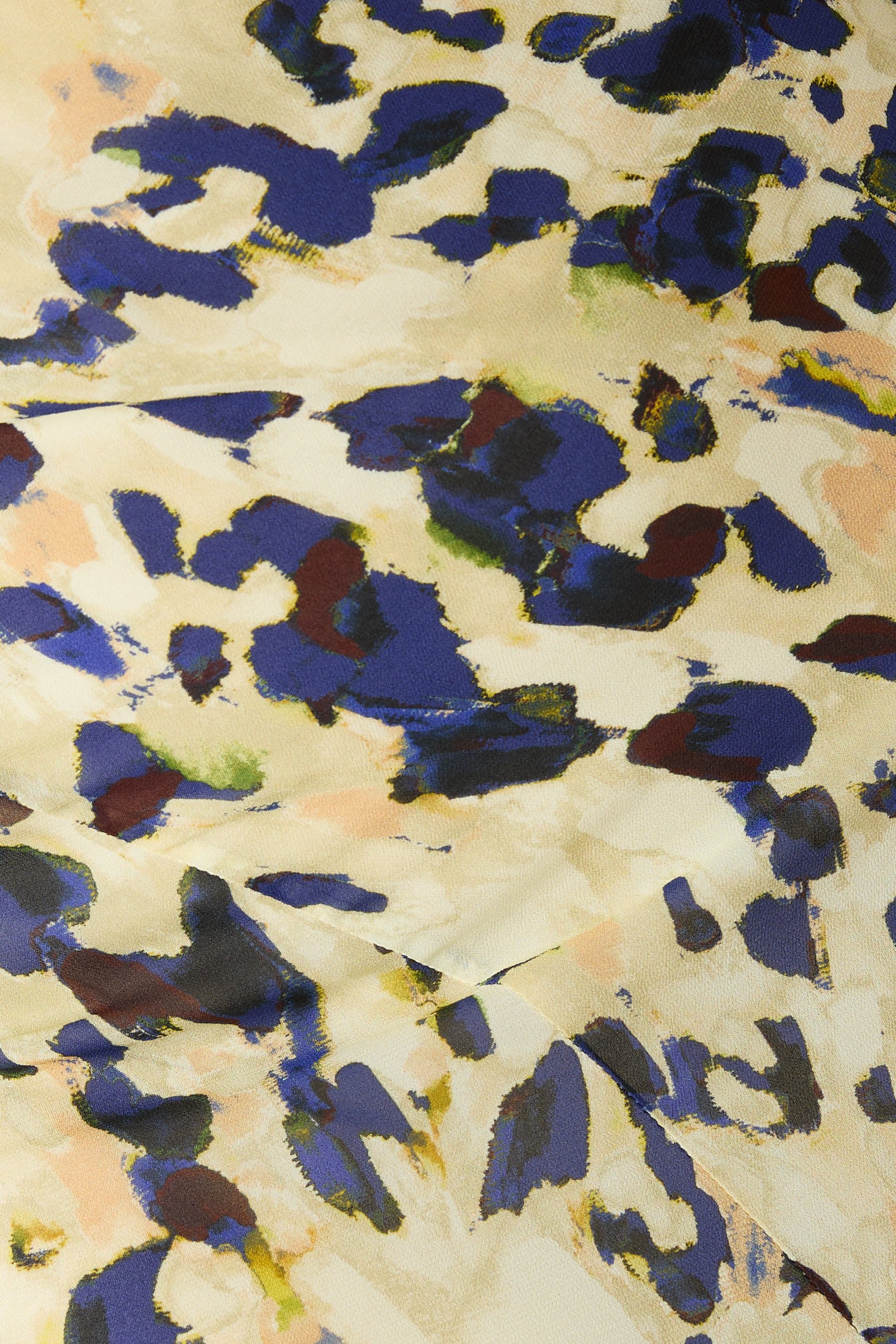 Kinetic Asymmetric Panel Maxi Dress