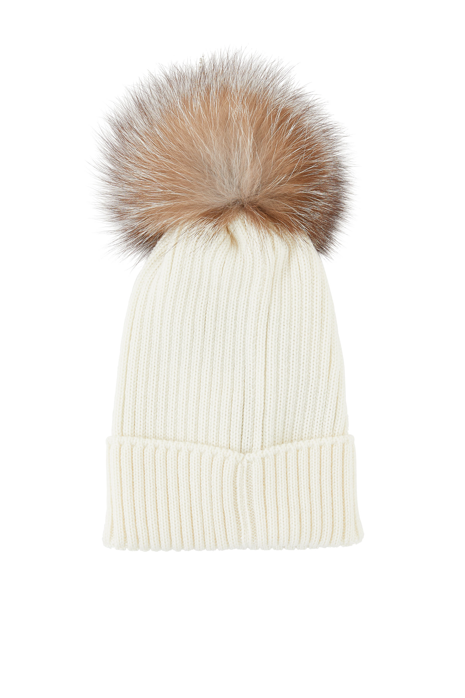 Kids Logo Patch Pompom Beanie