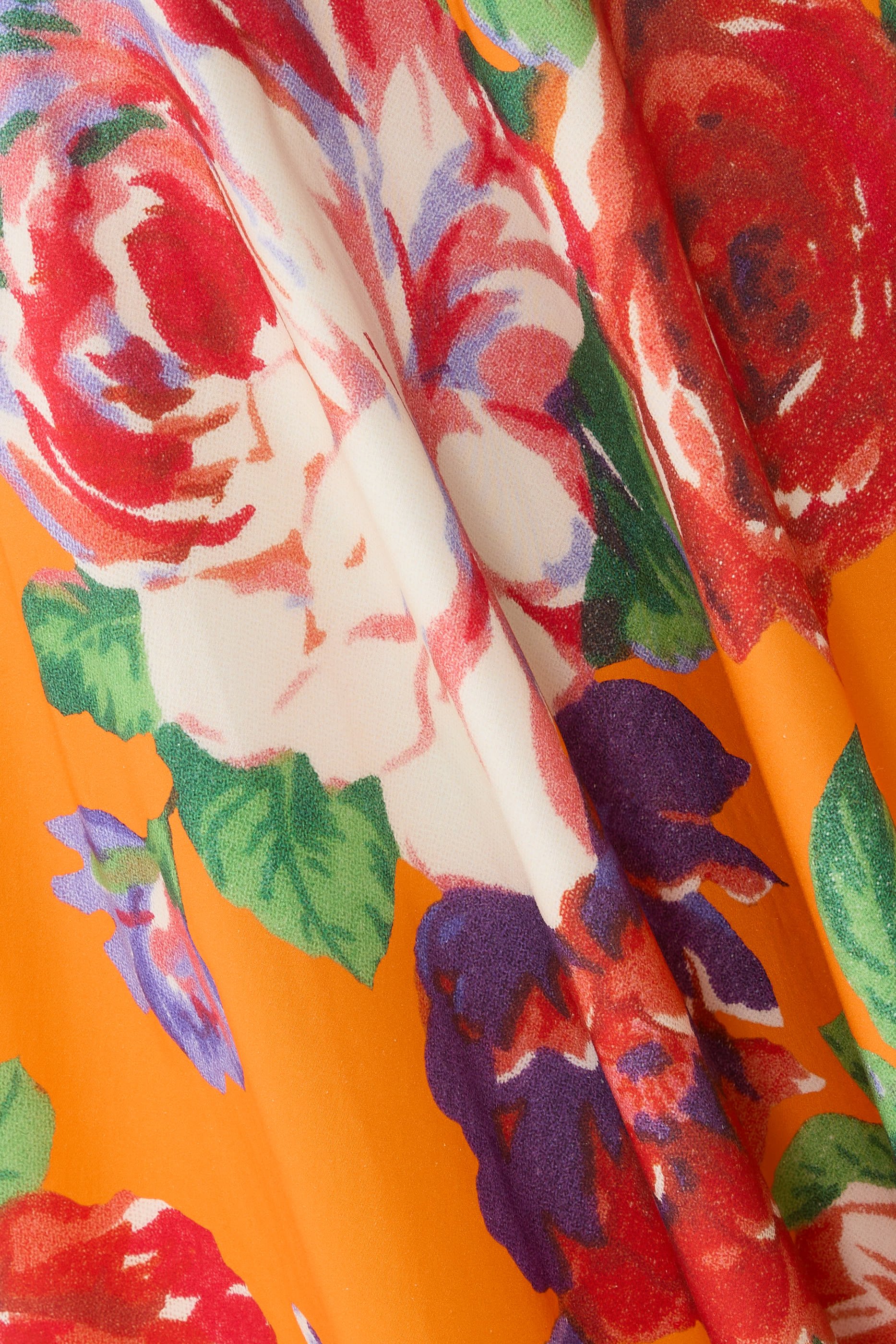 تنورة بطبعات قطن مطاطي