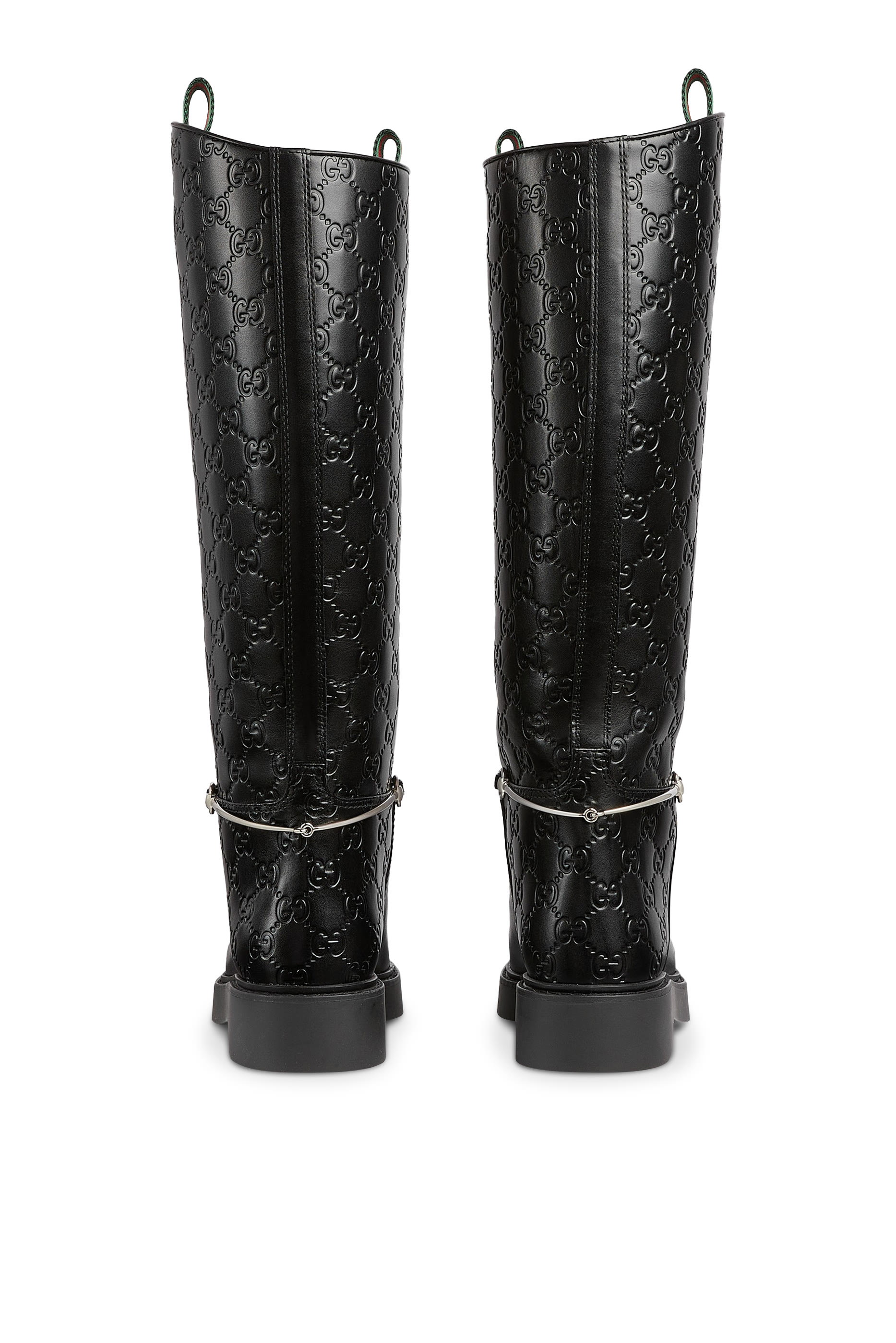 بوت رفيع بحلية لجام الحصان