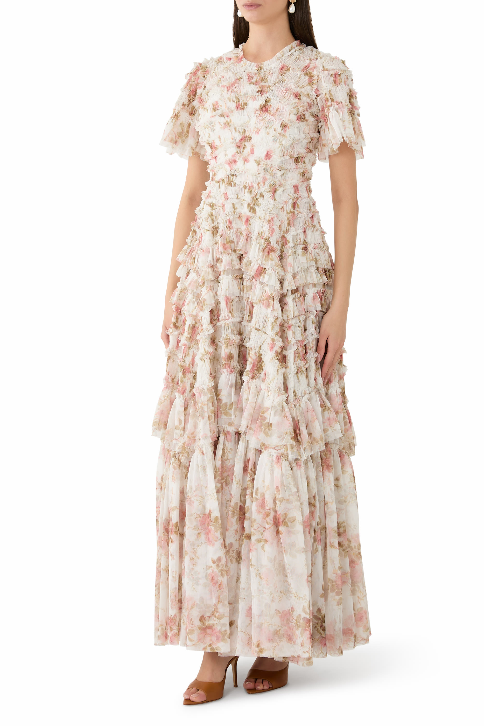 فستان سهرة سامر روز فالنتين بكشكش