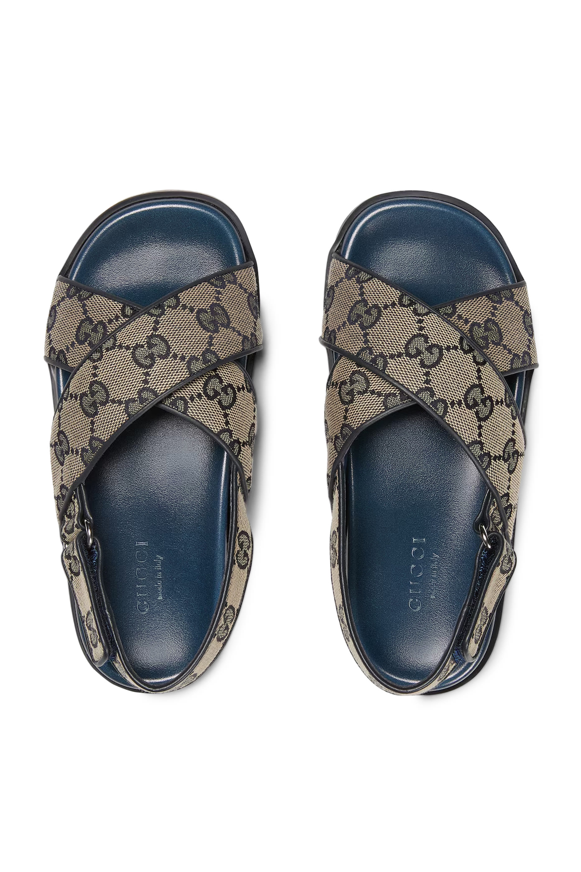 صندل بنقشة حرفي شعار الماركة للأطفال