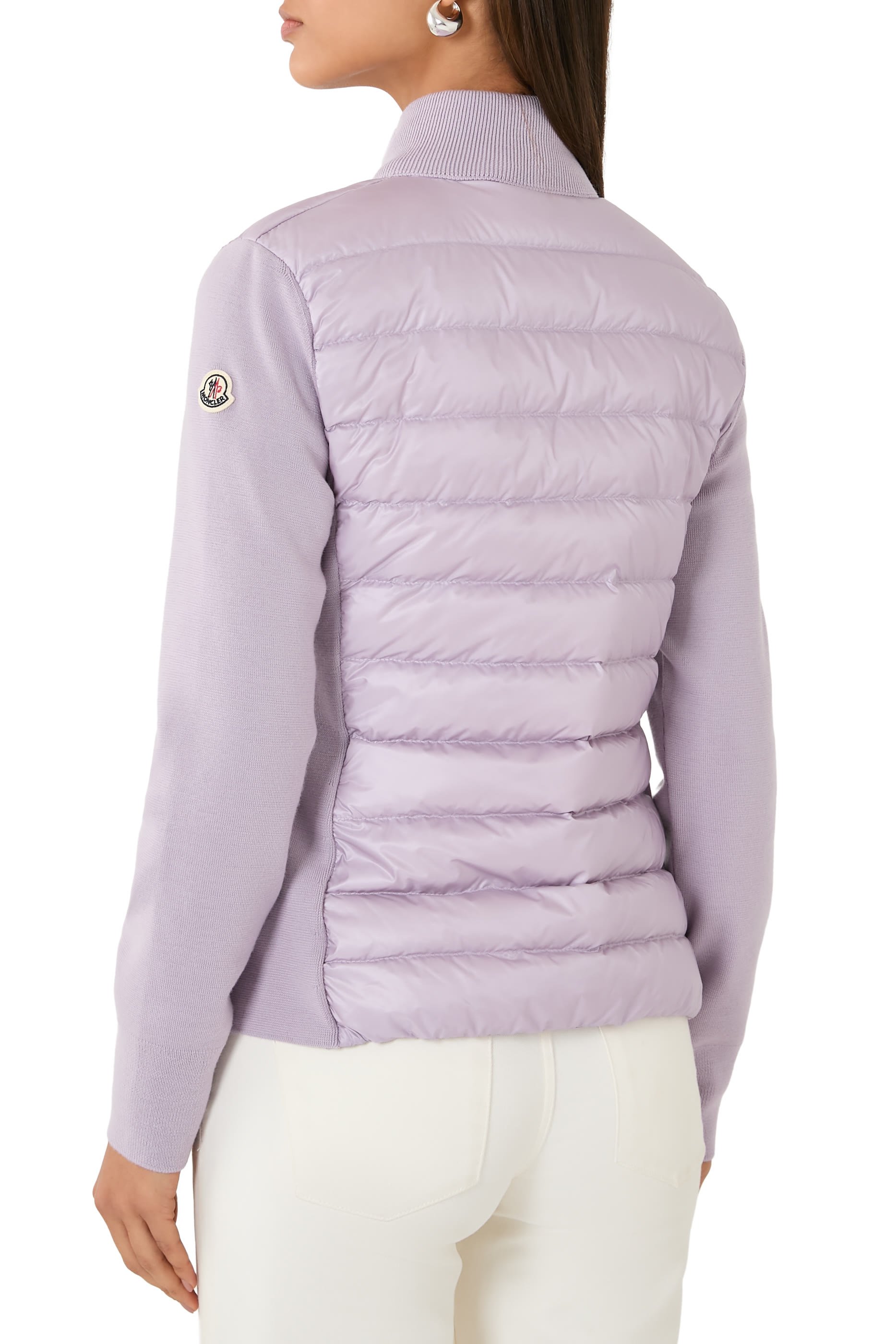 كارديجان مبطن بسحاب صوف