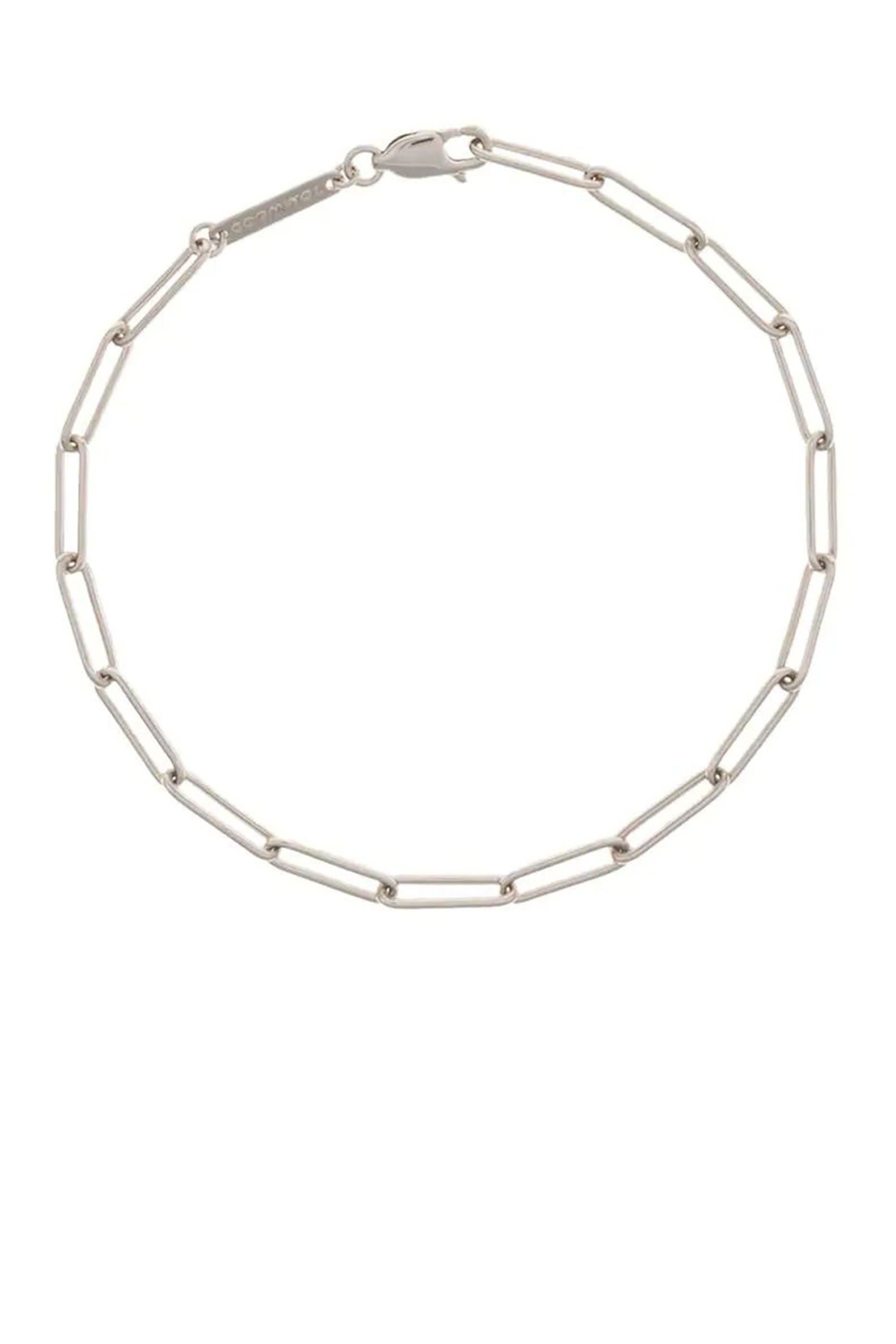 سوار فضة بحلقات مكعبة