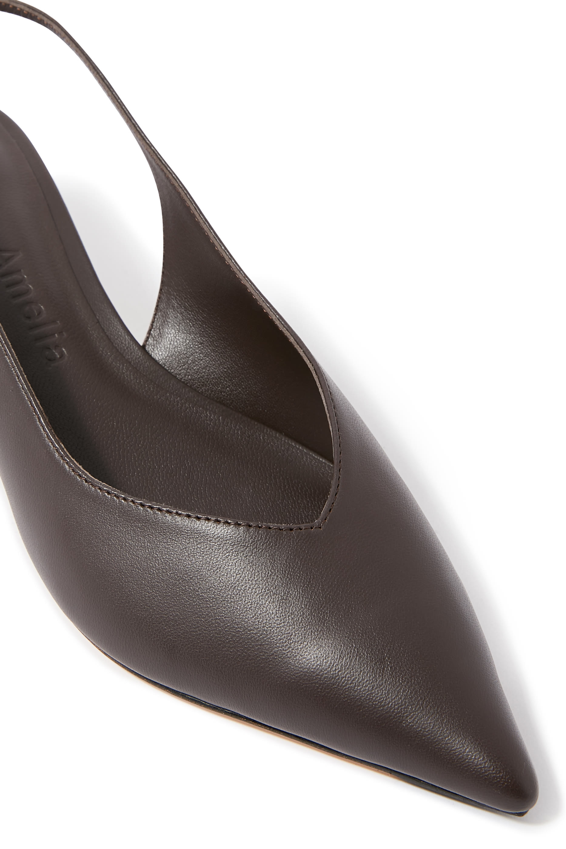 حذاء رازور 50 مفتوح من الخلف بكعب منخفض