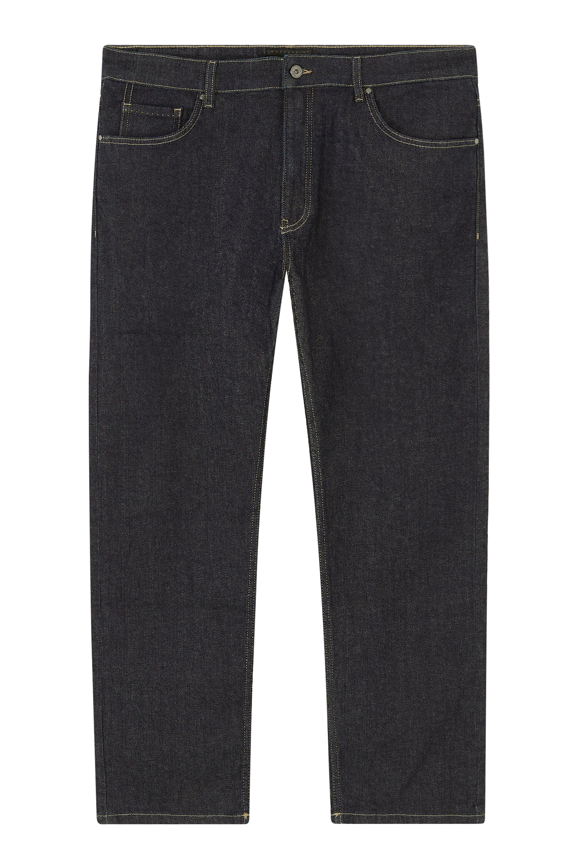 بنطال دنيم مطاطي بقصة عادية