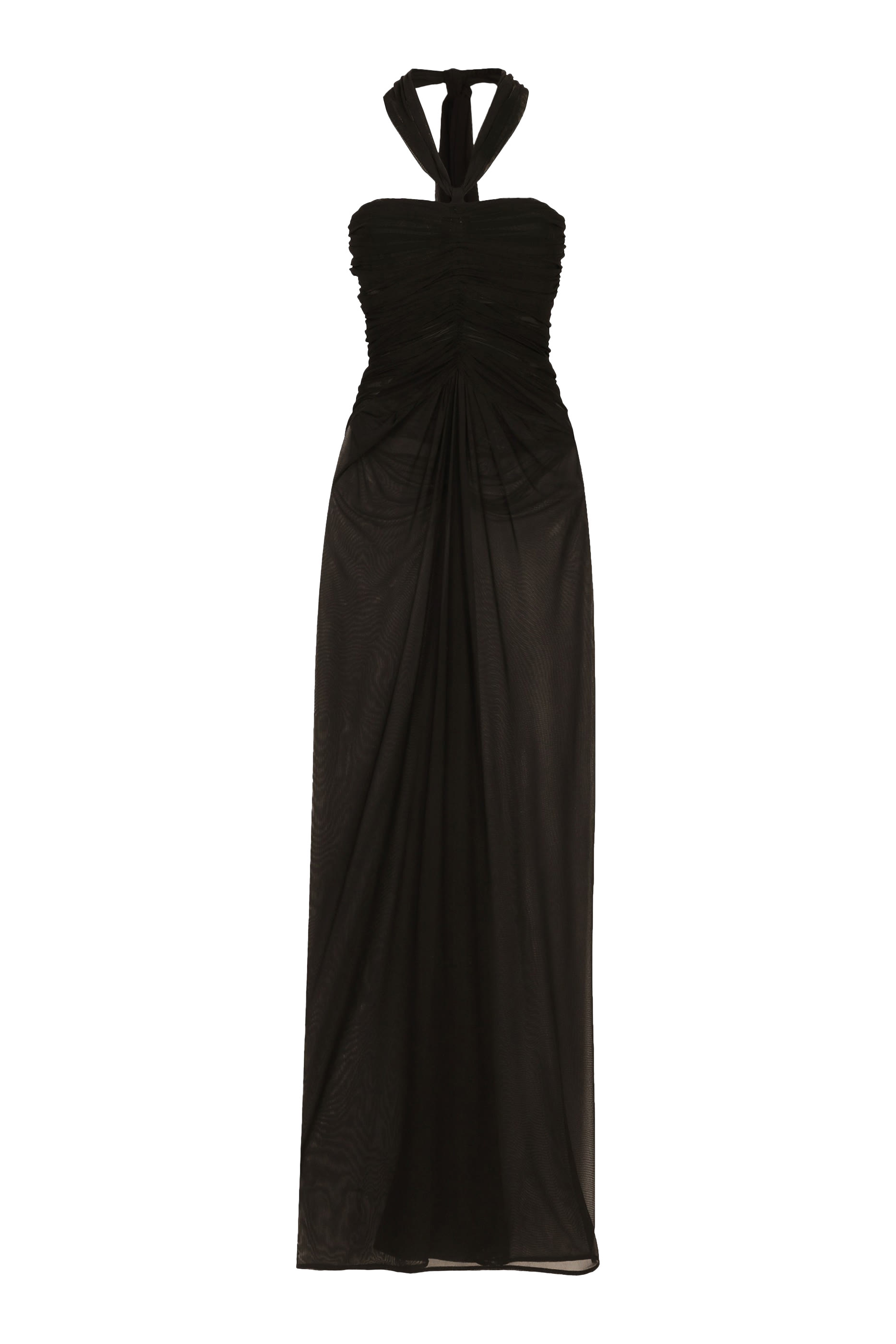 فستان طويل أورجانزين خفيف