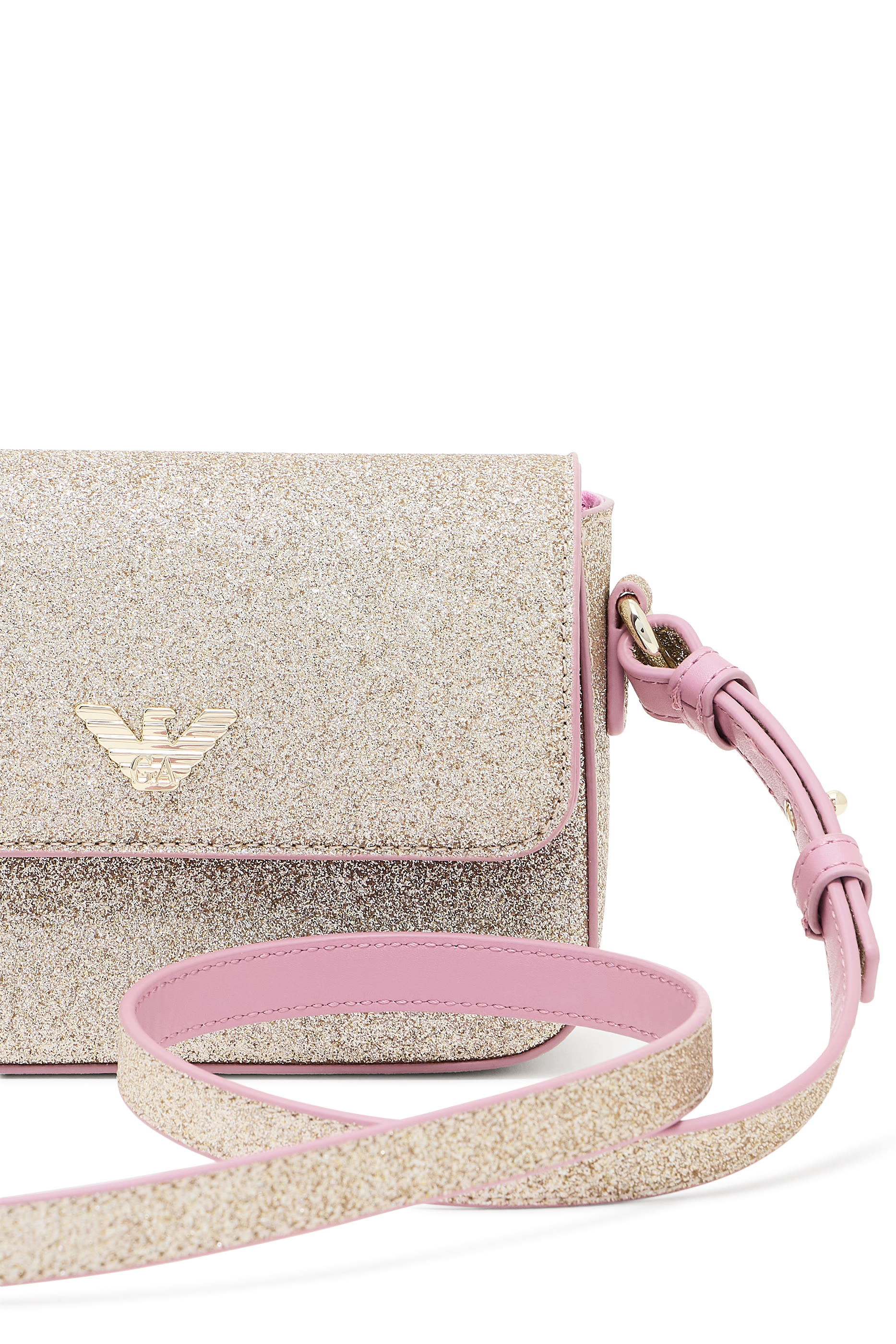 حقيبة كروس بودي مزينة بغليتر للأطفال