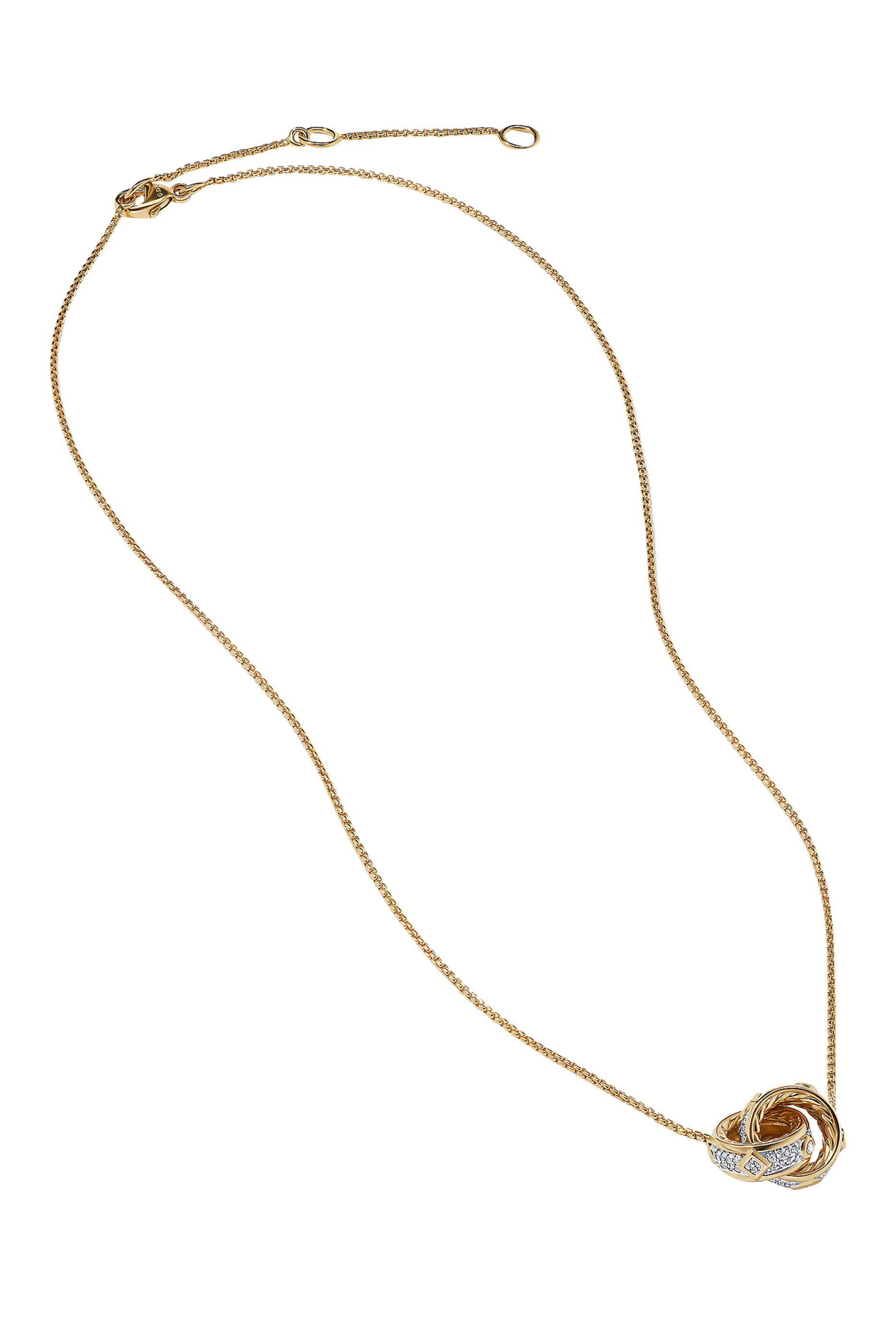 قلادة مودرن رينيسانس بدلاية مزدوجة