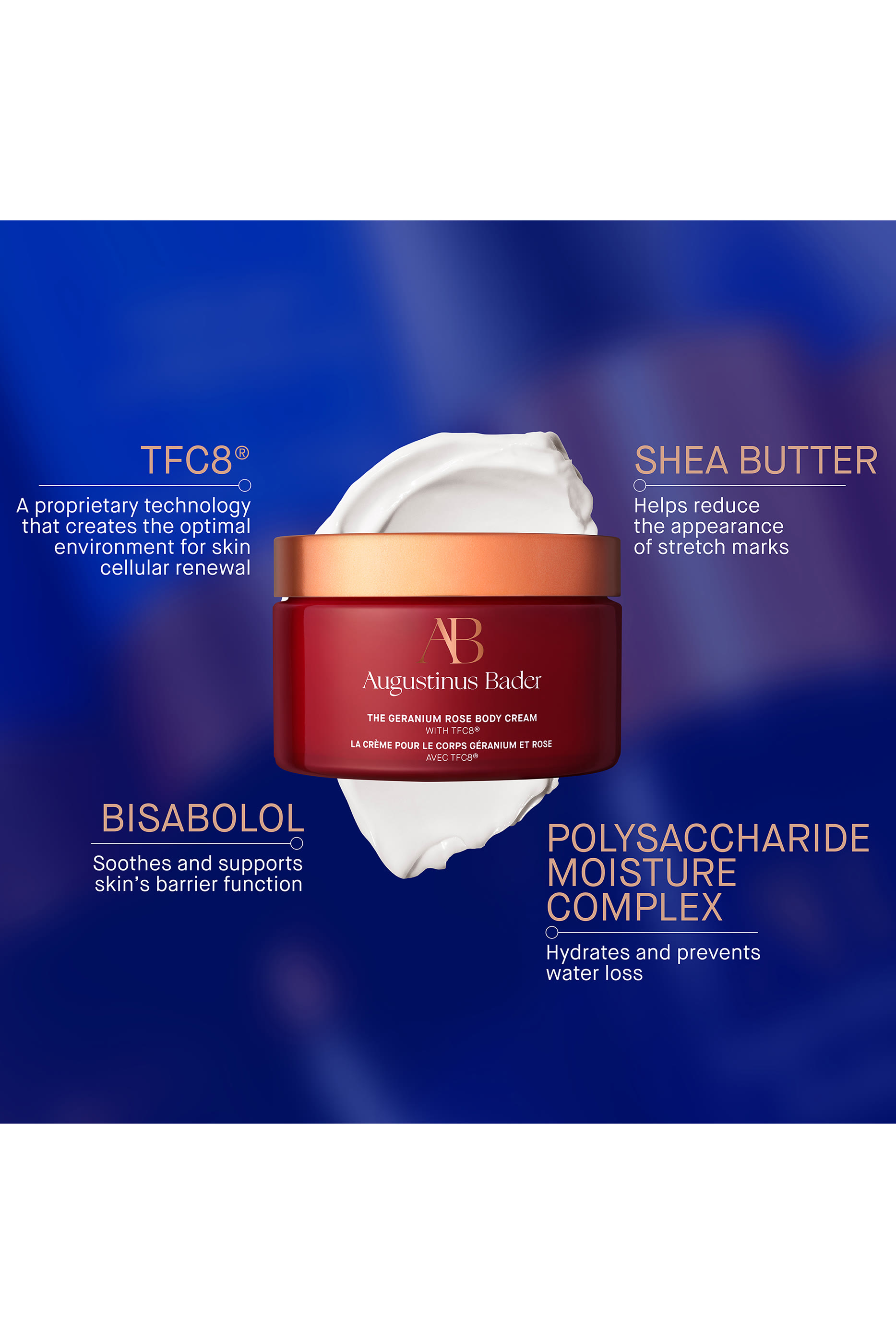 كريم الجسم بالورد والغرنوقي