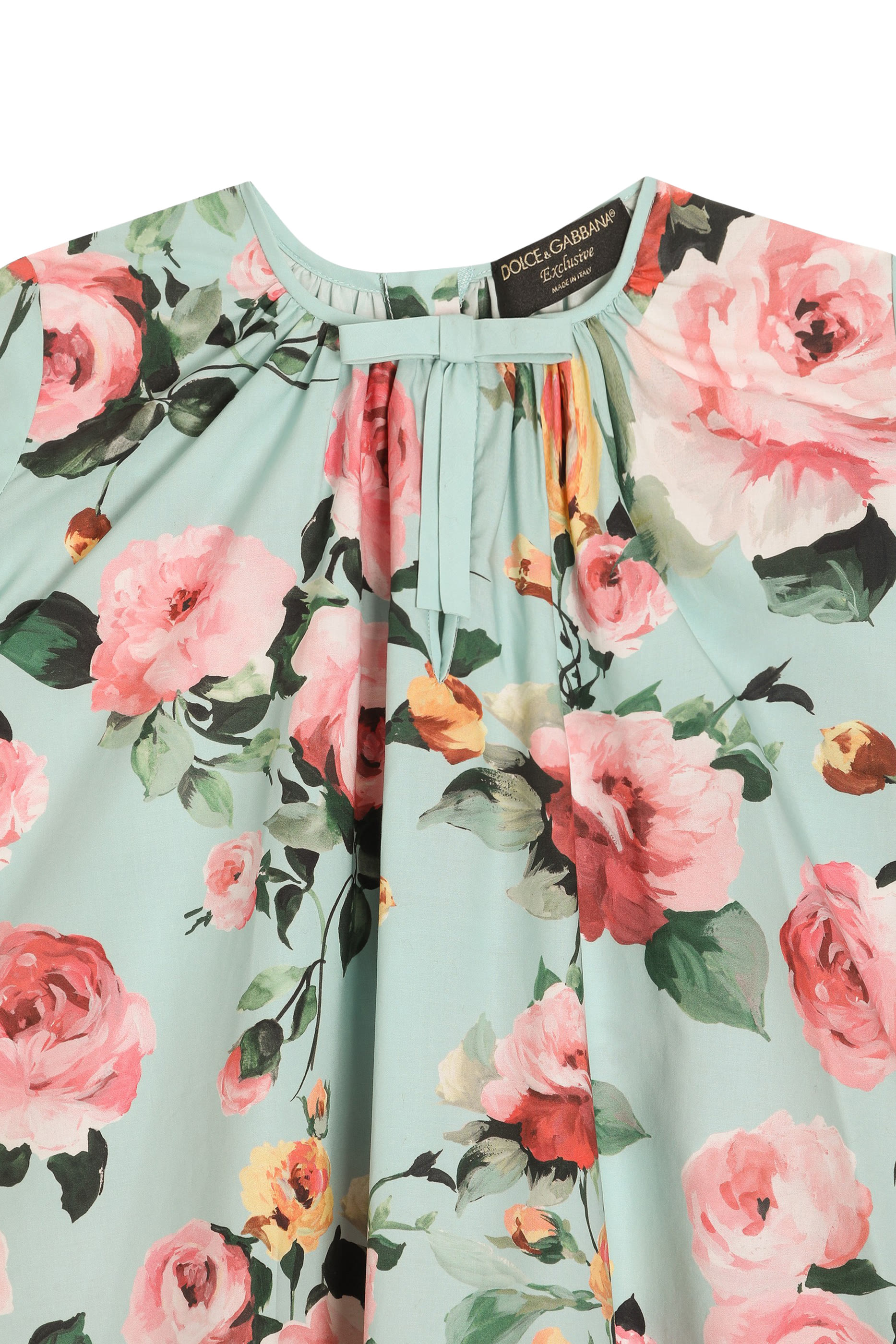 فستان بطبعات بوبلين للأطفال