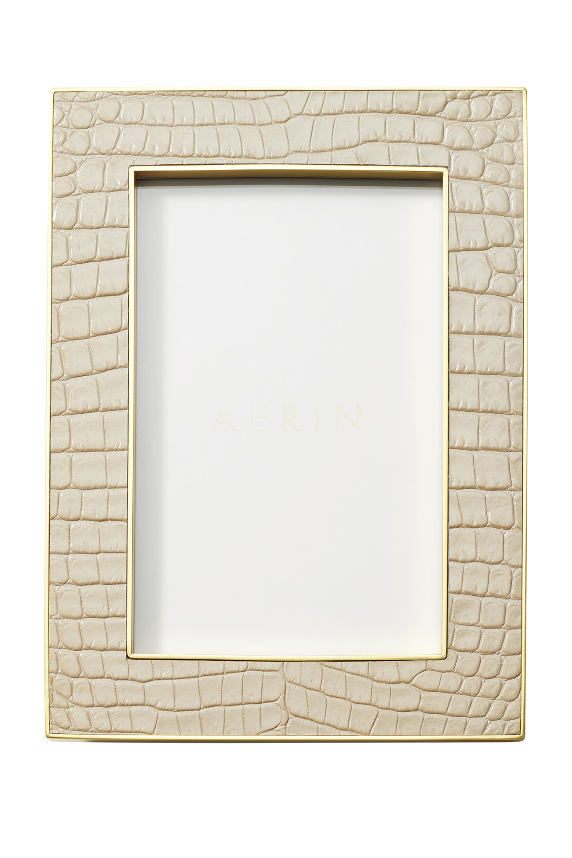 إطار كلاسيكي جلد بنقشة جلد تمساح