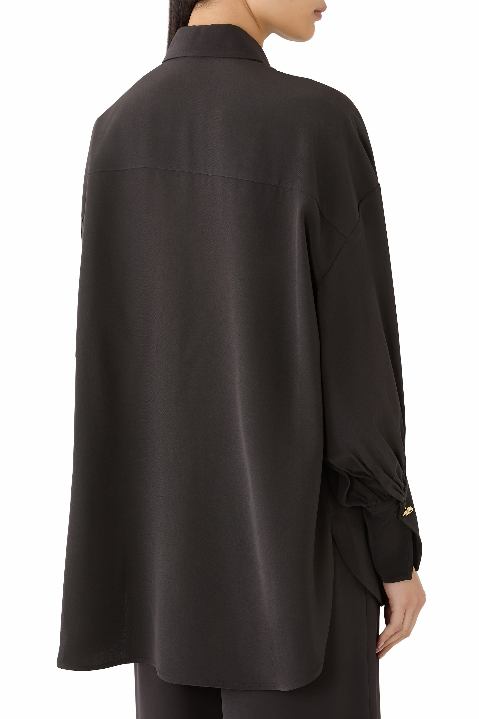 بلوزة كاميليا ساتان تويل