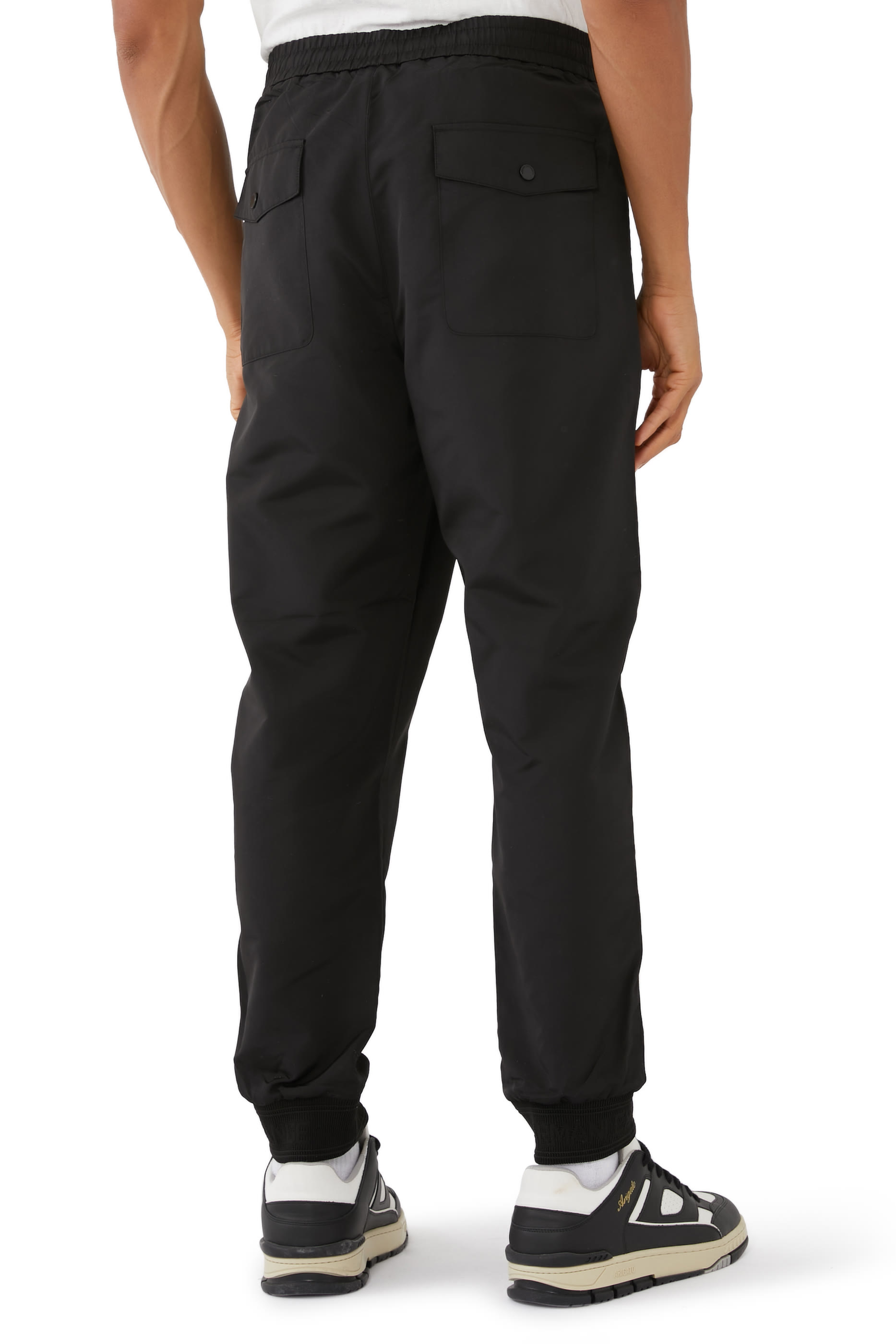 بنطال رياضي بشريط بشعار الماركة