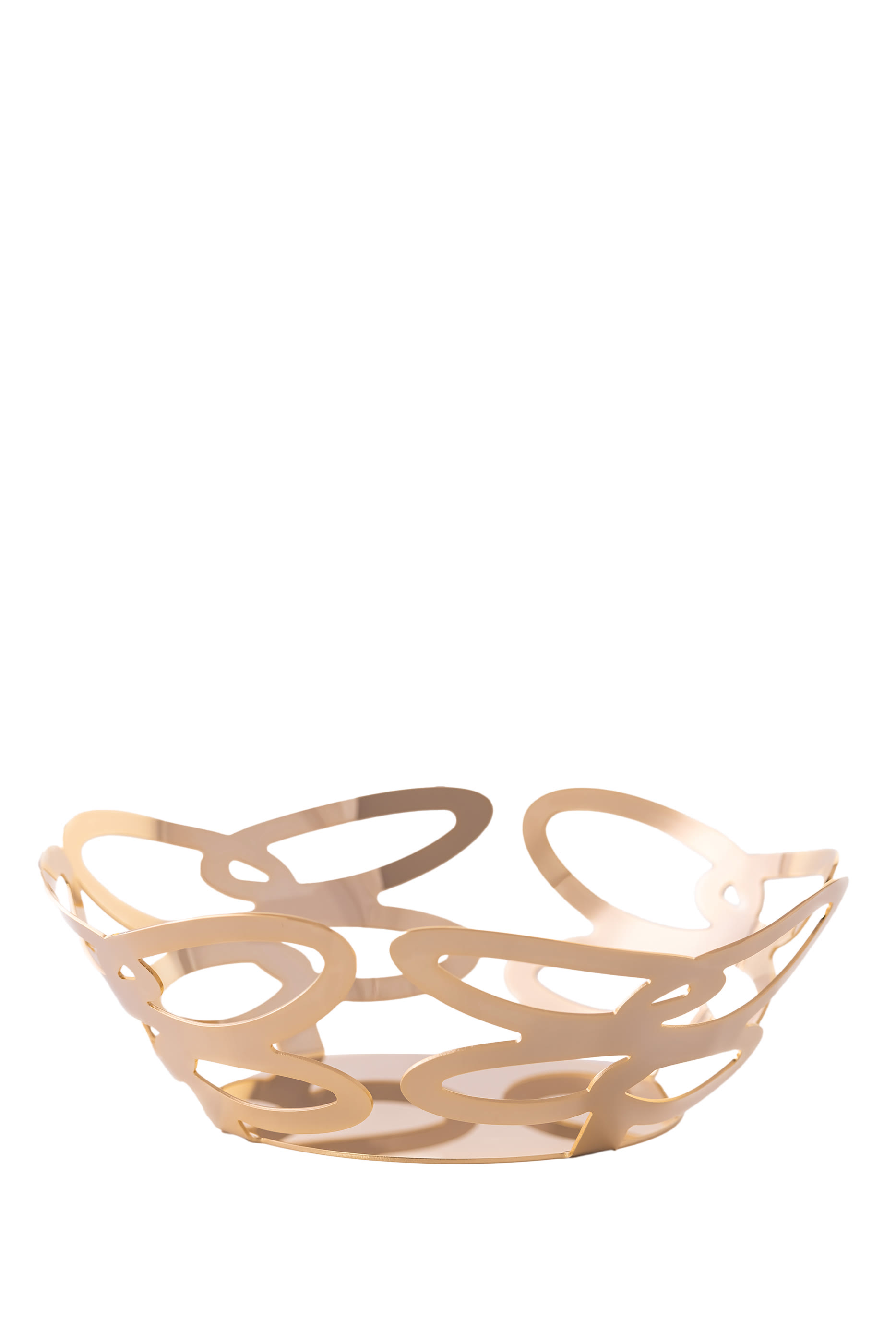 سلة مطلية بالذهب