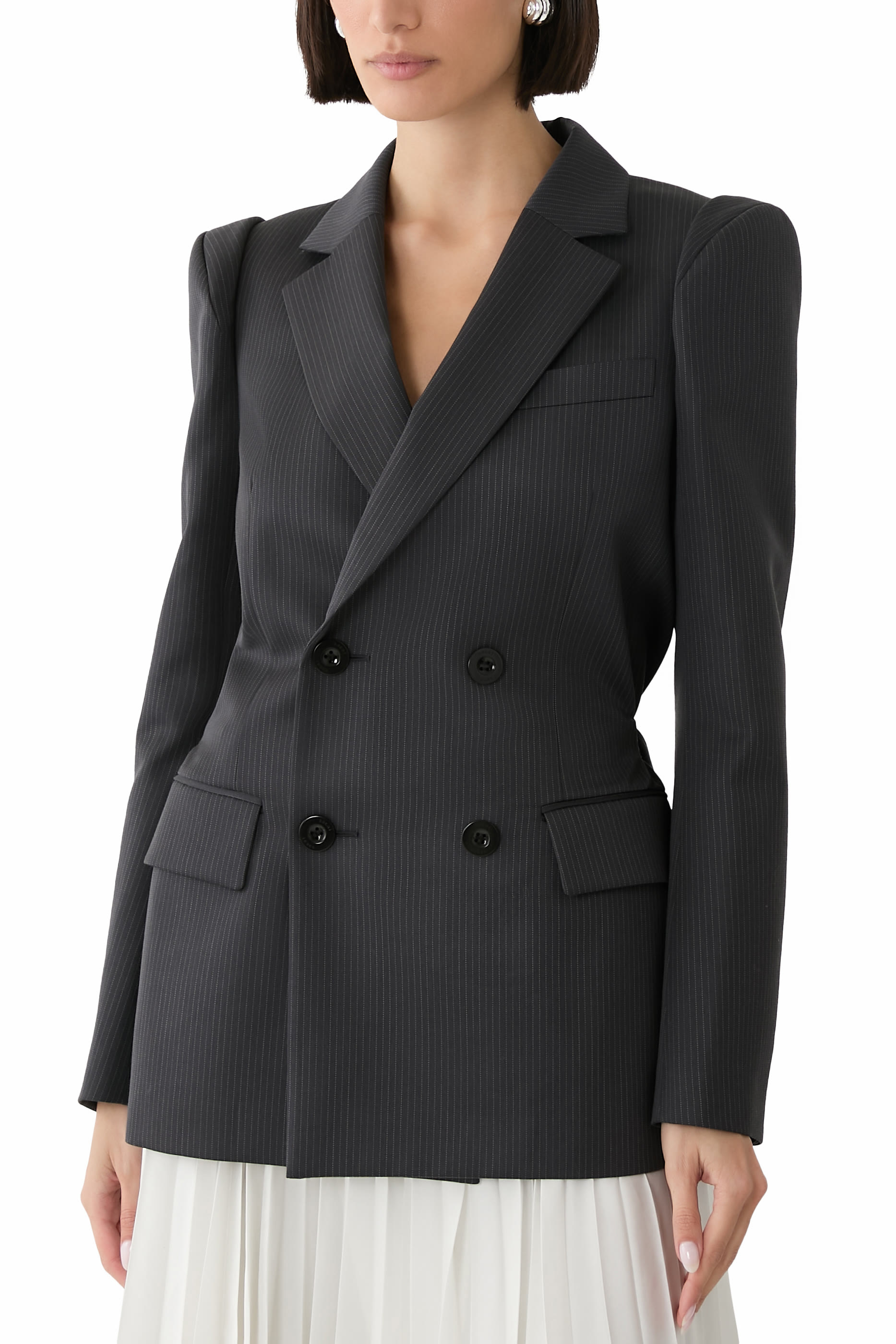 جاكيت صوف وخامات متنوعة