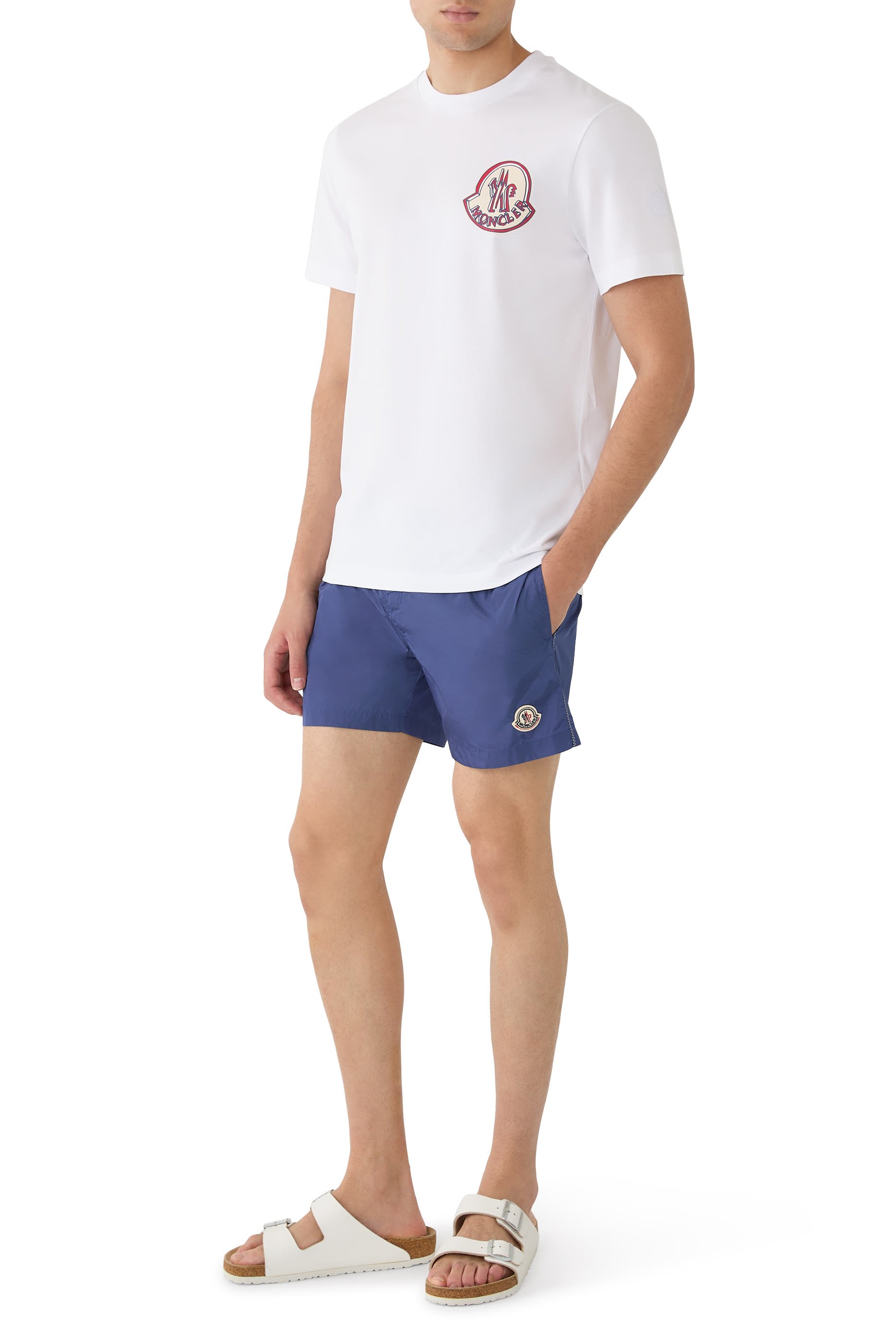 تيشيرت بشعار الماركة قطن