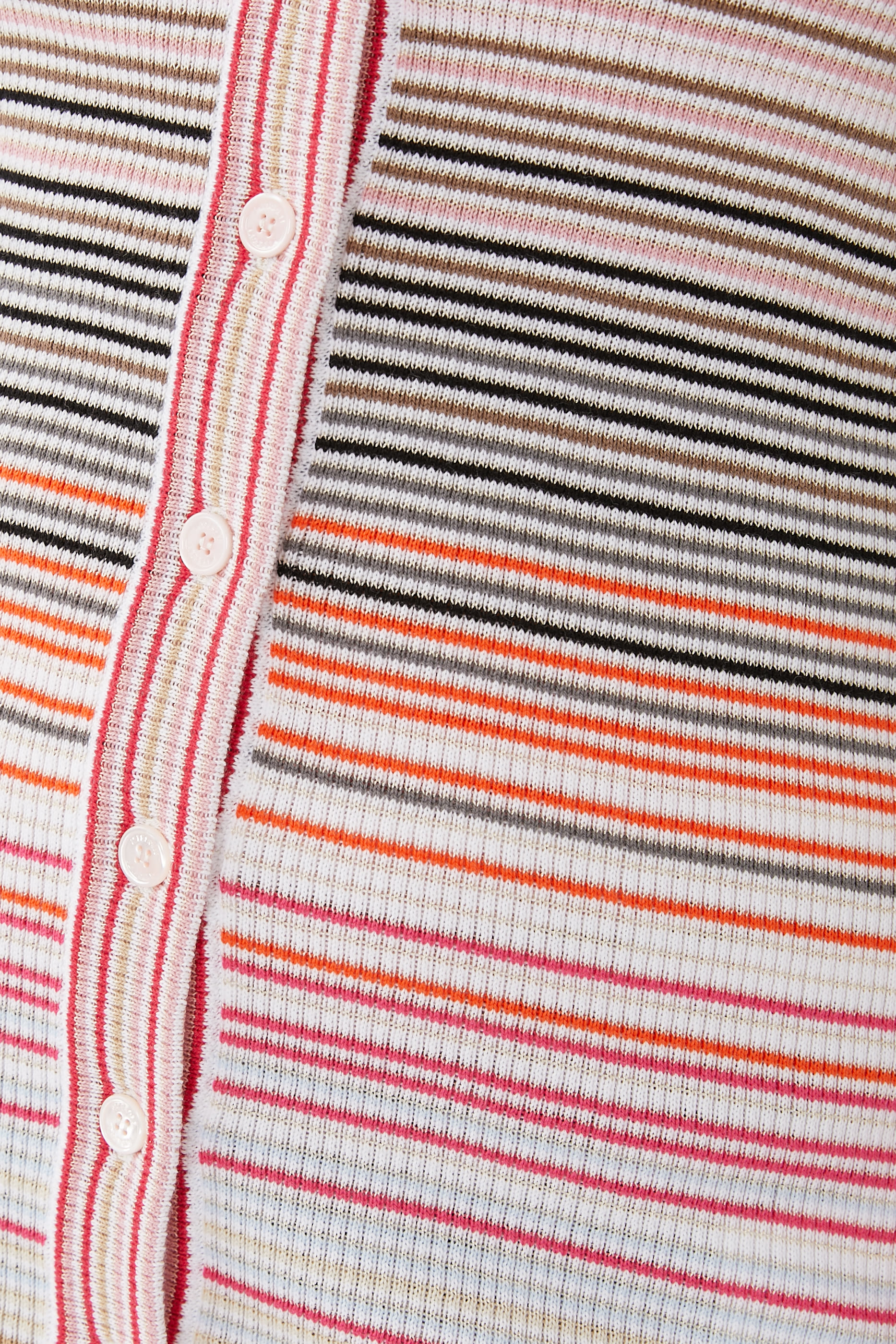 كارديجان قطن بنقشة خطوط متعرجة