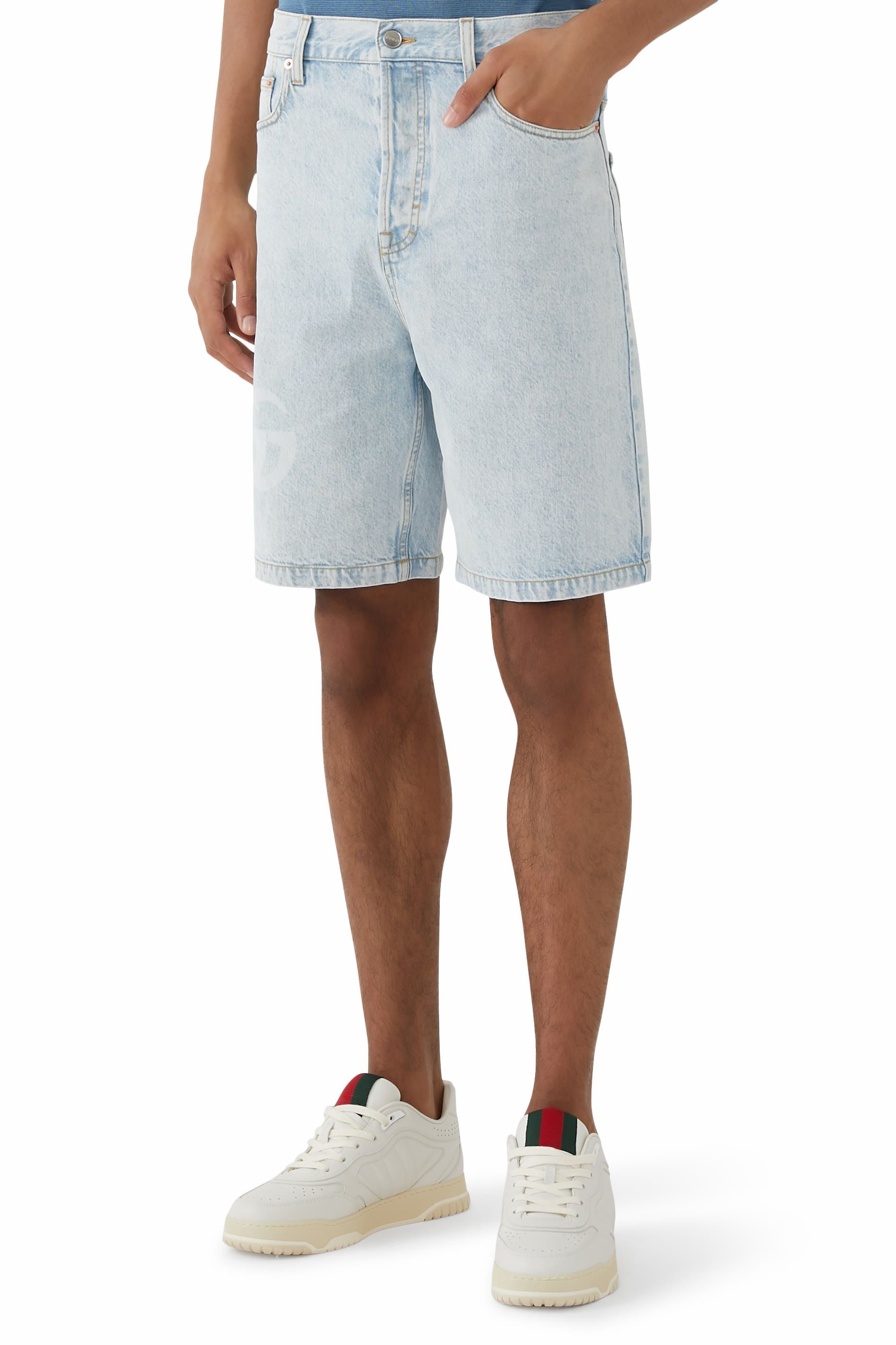 قميص محفور بالليزر دينم