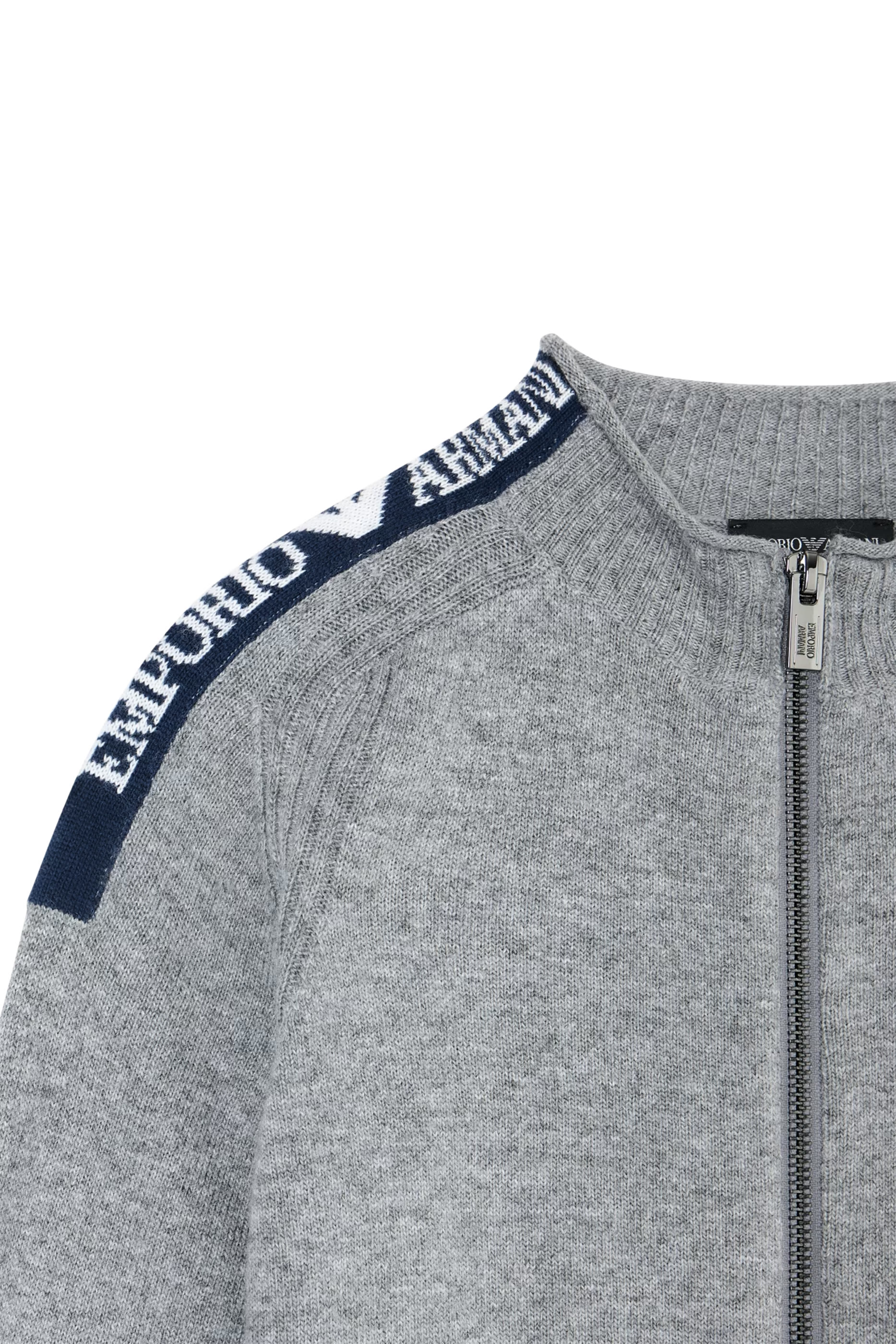 كنزة منسوجة بسحاب للأطفال