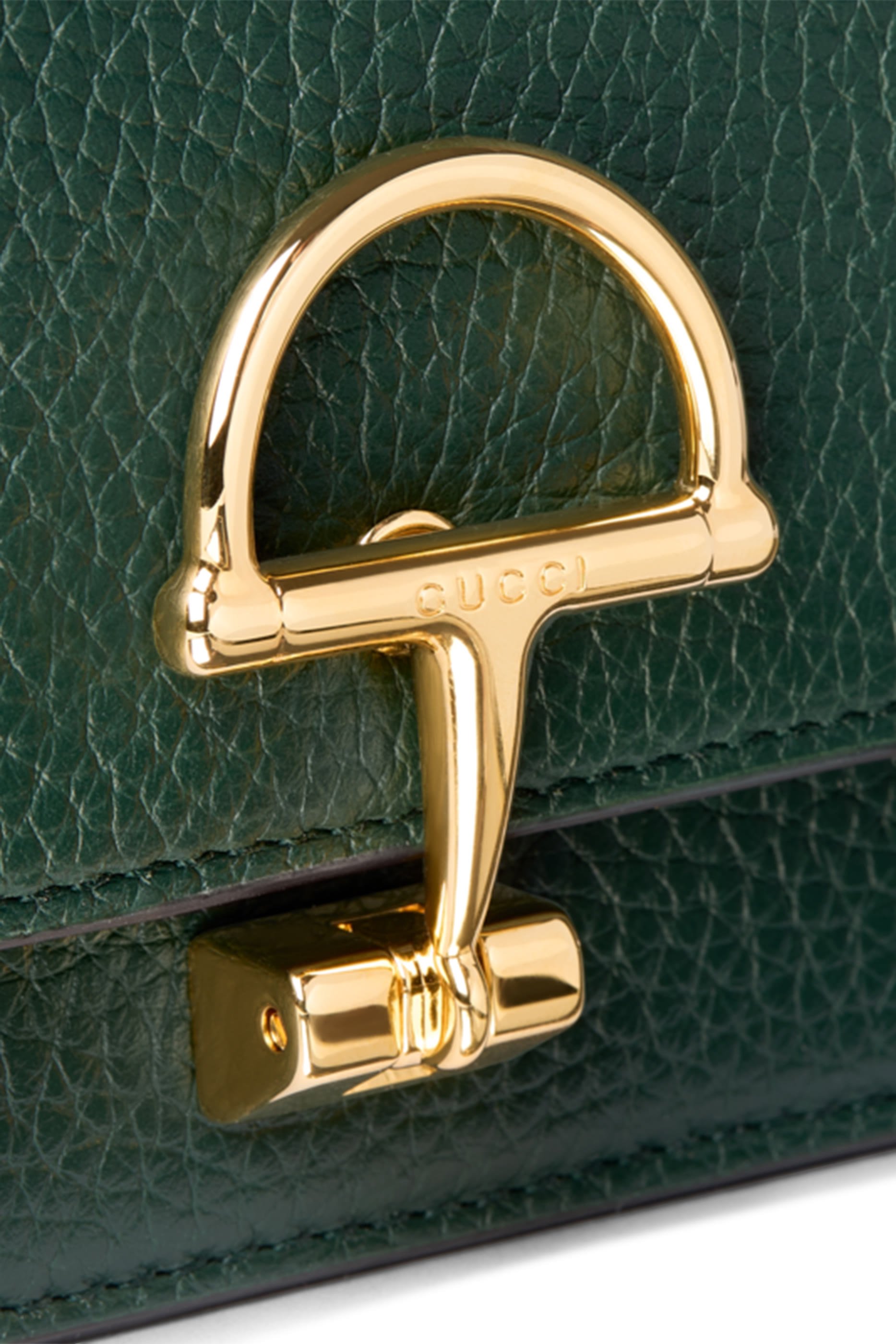 محفظة بنصف حلية لجام حصان وحمالة سلسلة