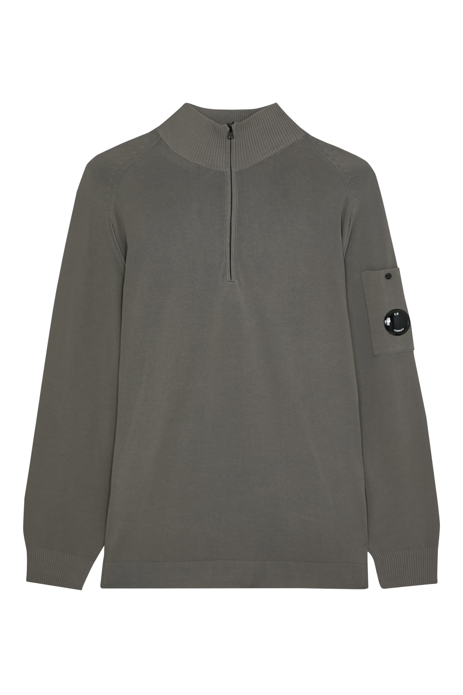 كنزة بنصف سحاب قطن كريب