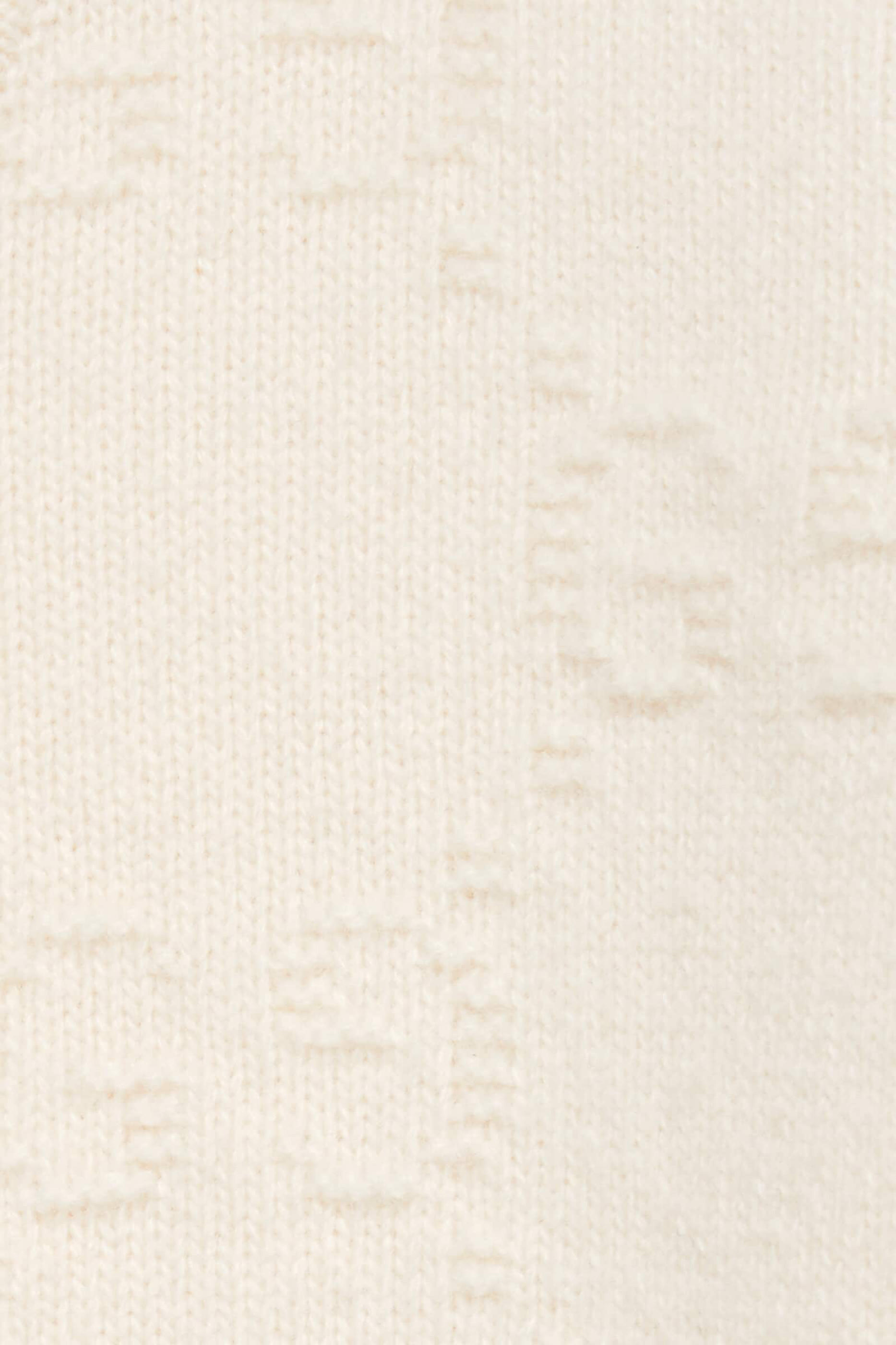 كارديجان صوف بنقشة حرفي شعار الماركة