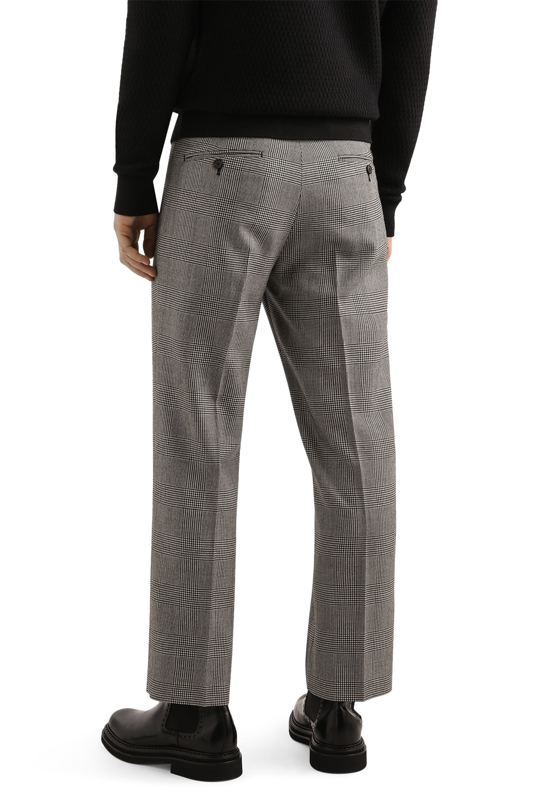 بنطال غلين بنقشة مربعات