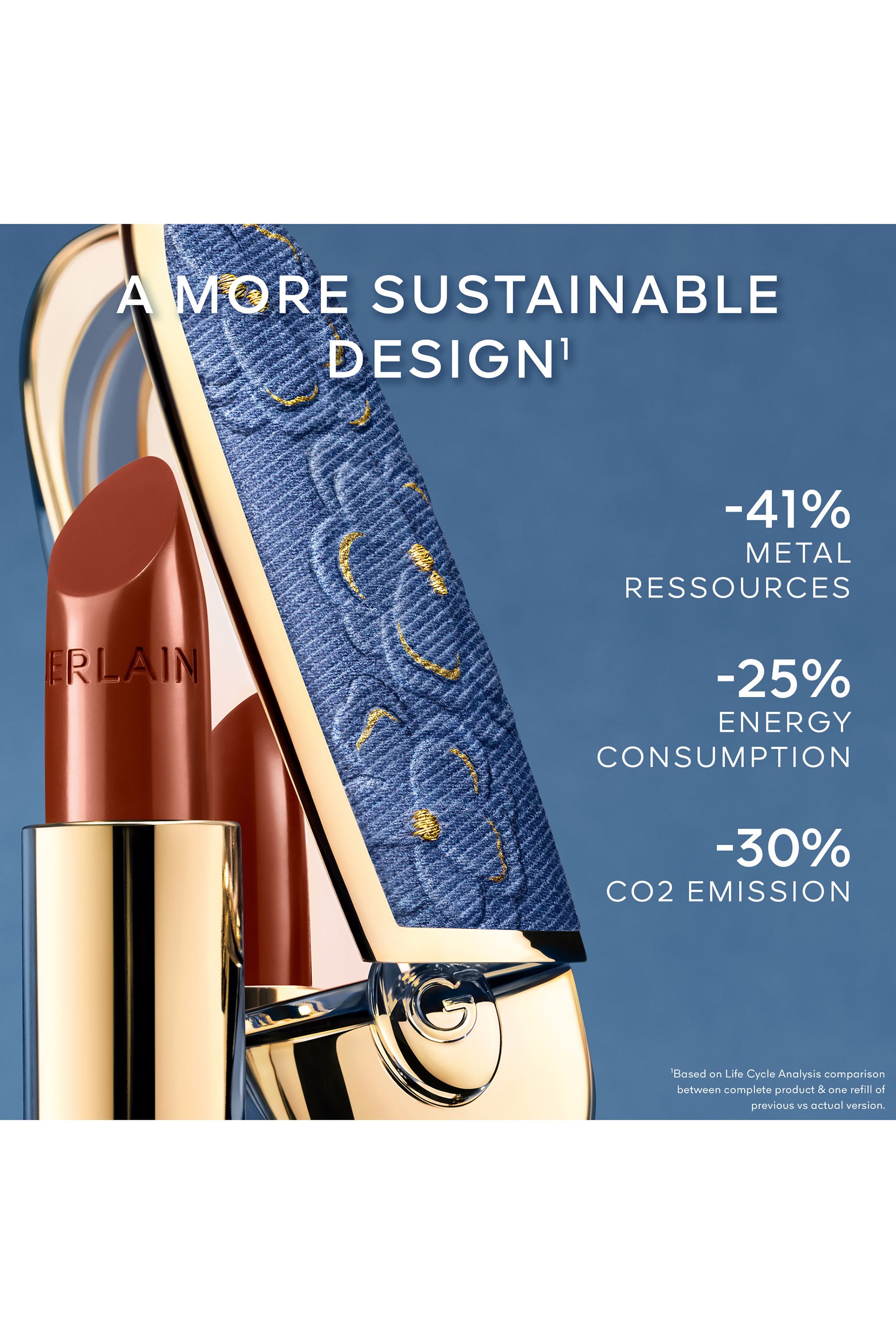 عبوة إعادة ملء أحمر شفاه روج جي ساتان