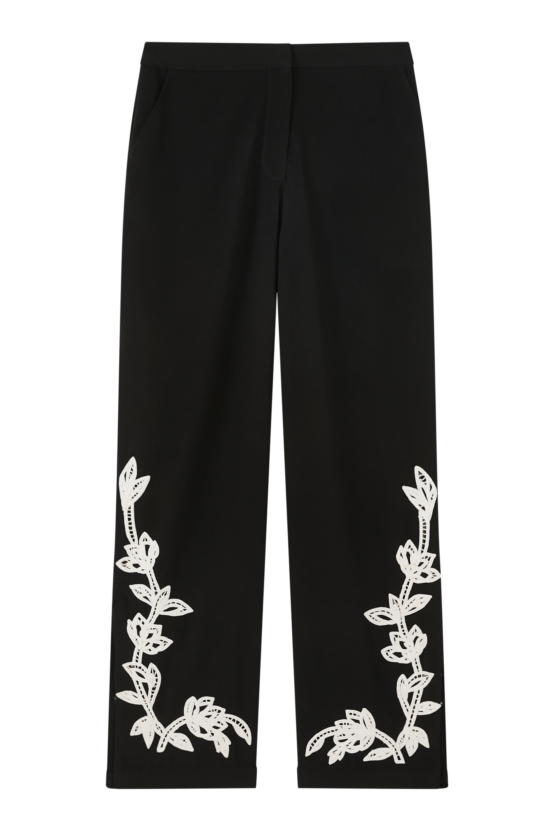 بنطال داها بتطريزات أزهار