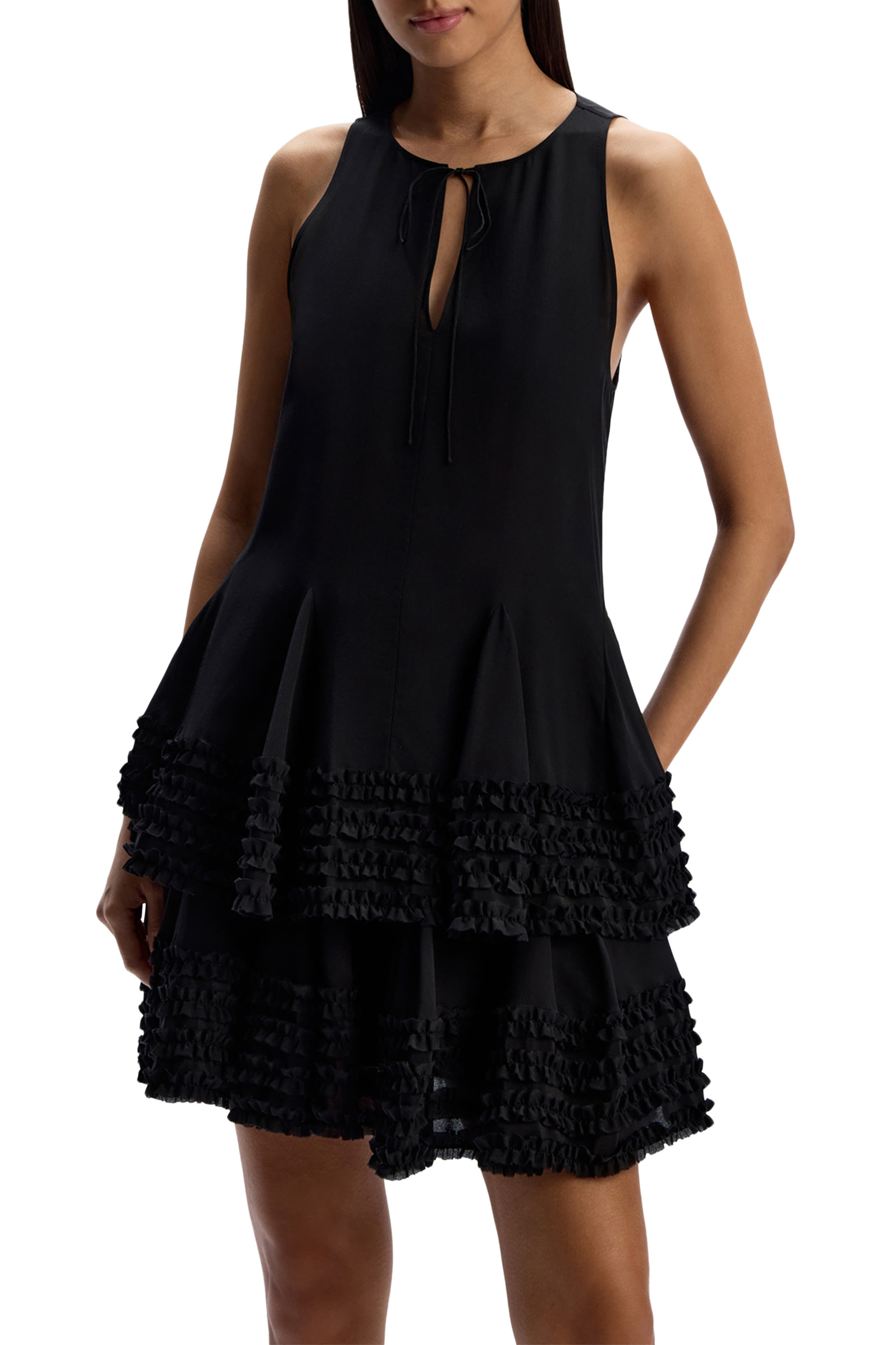 بلوزة حرير شيفون