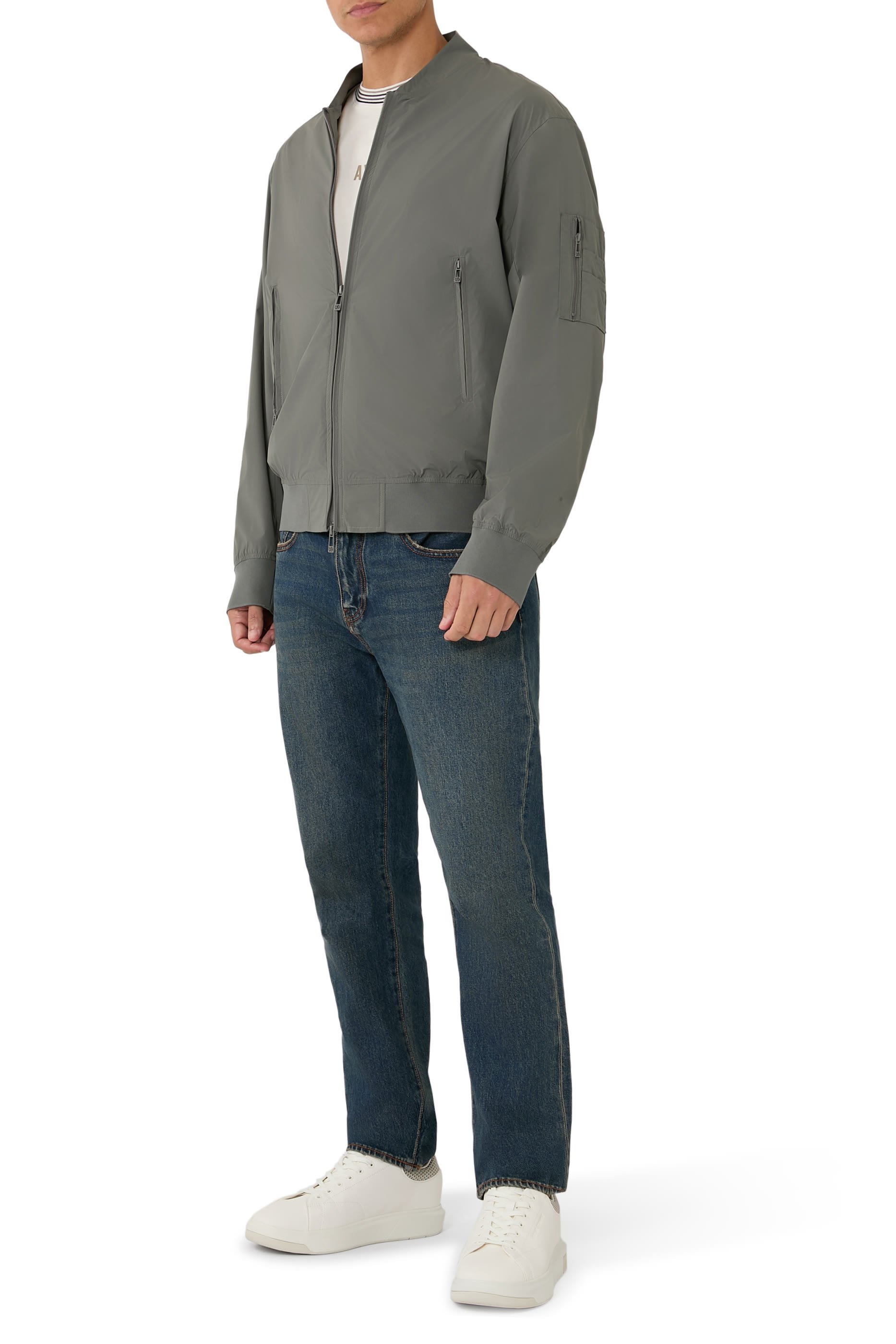 جاكيت فضفاض إيبيزا بثلاث جيوب بسحّاب