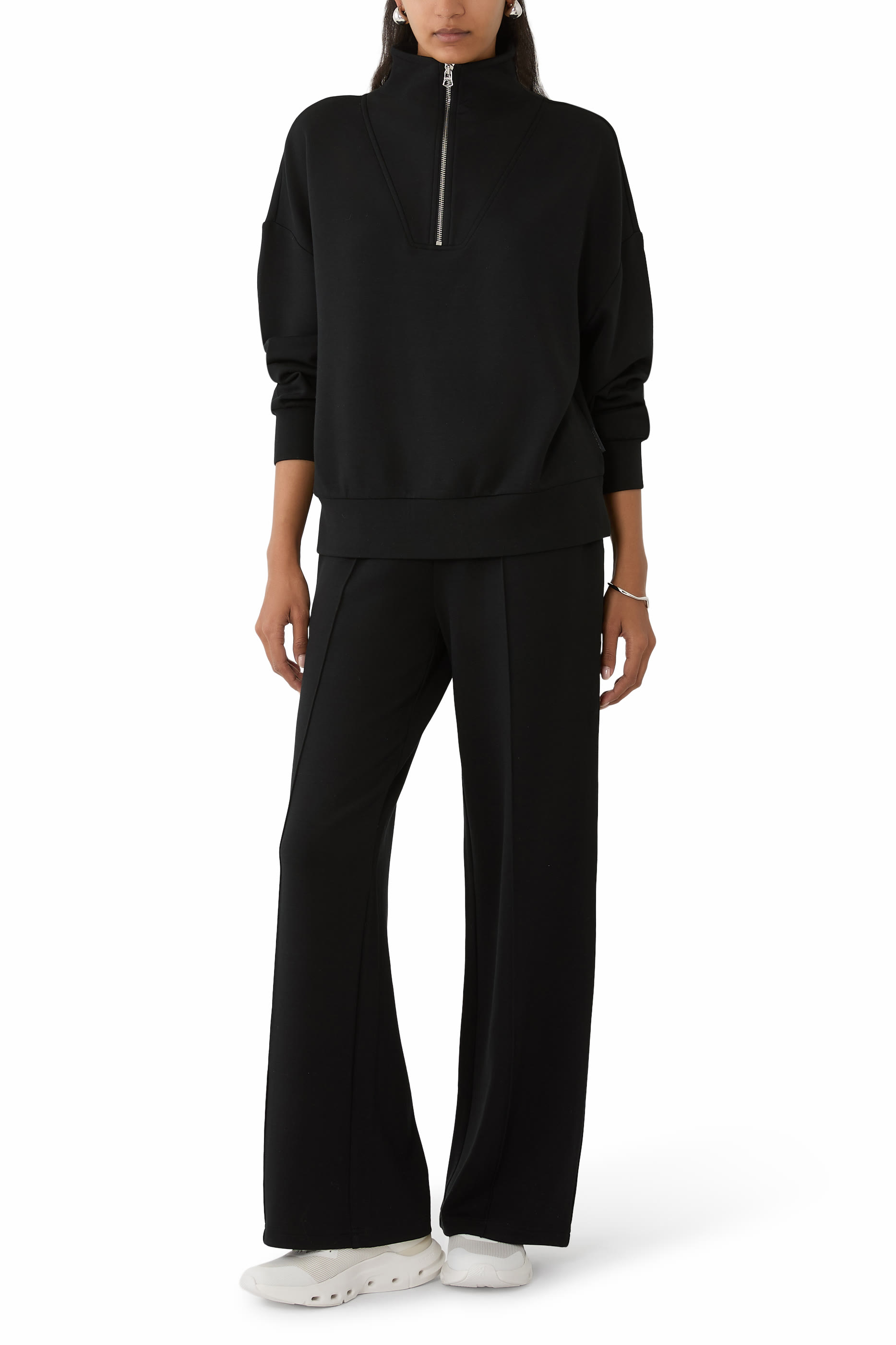 بنطال بقصة ساق واسعة 30 بوصة